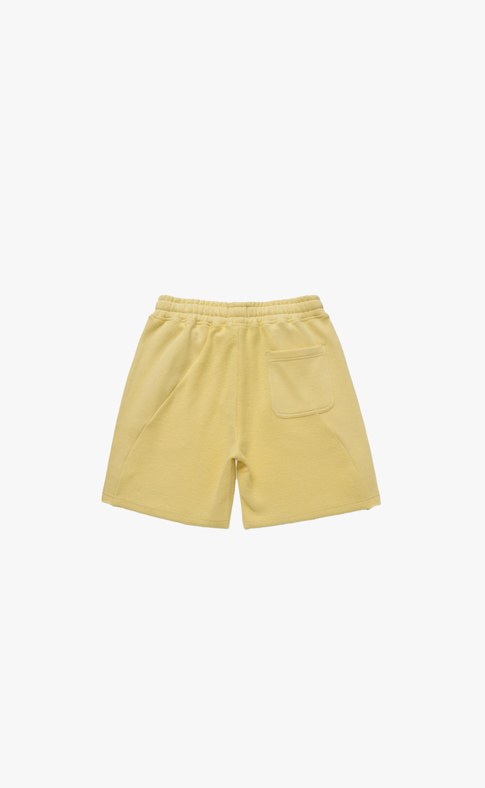 PANEL TERRY YELLOW SHORTS