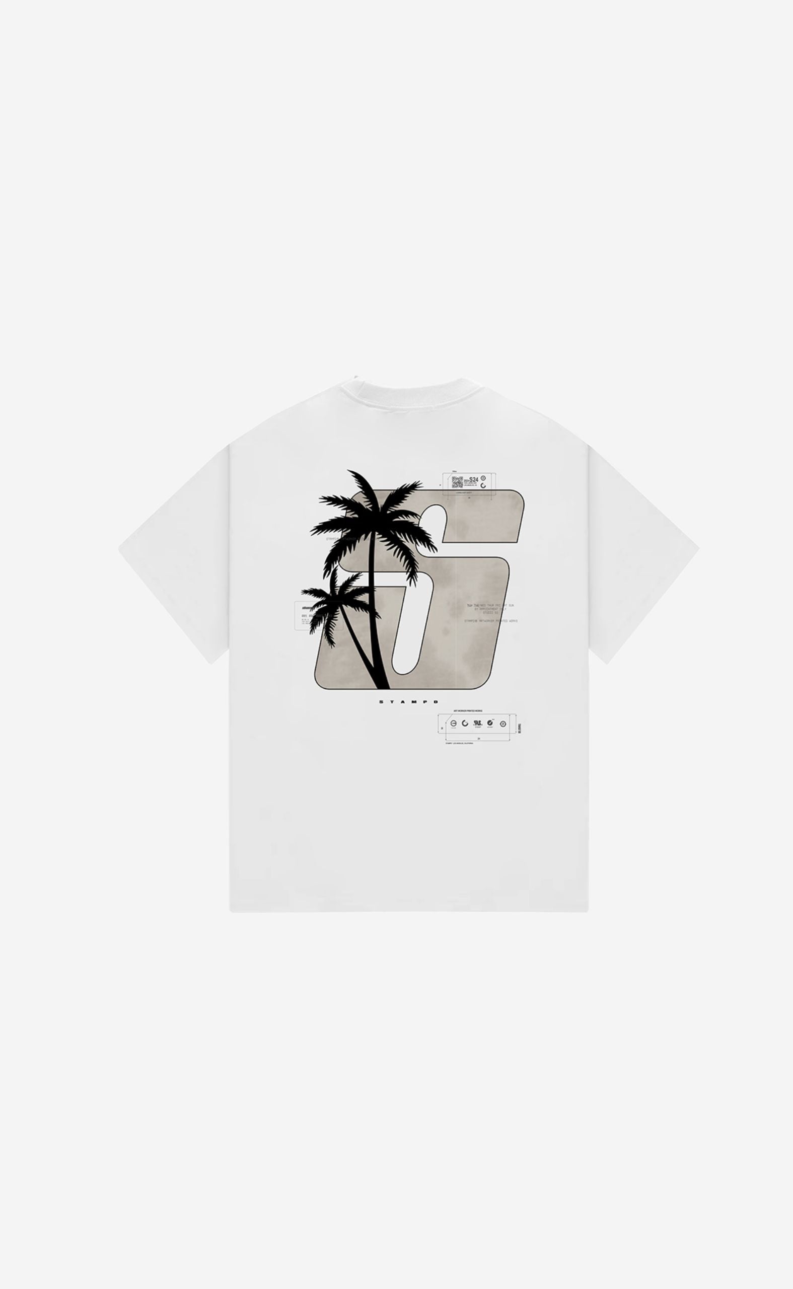 WHITE S24 TRANSIT RELAXED TEE