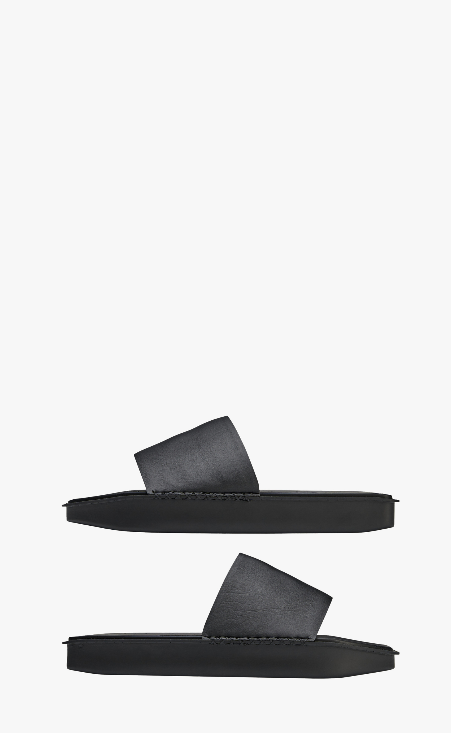 Y-3 WATER BLACK SLIPPERS