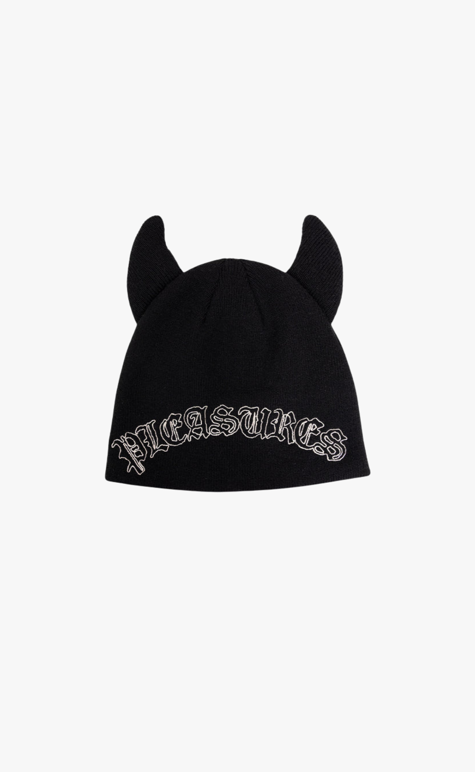 HORNS SKULLY BLACK HAT
