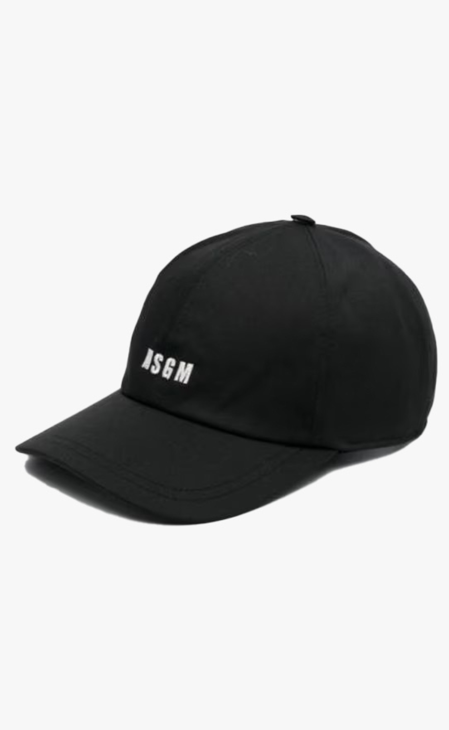BASEBALL CAP WITH EMBROIDERED LOGO BLACK HAT