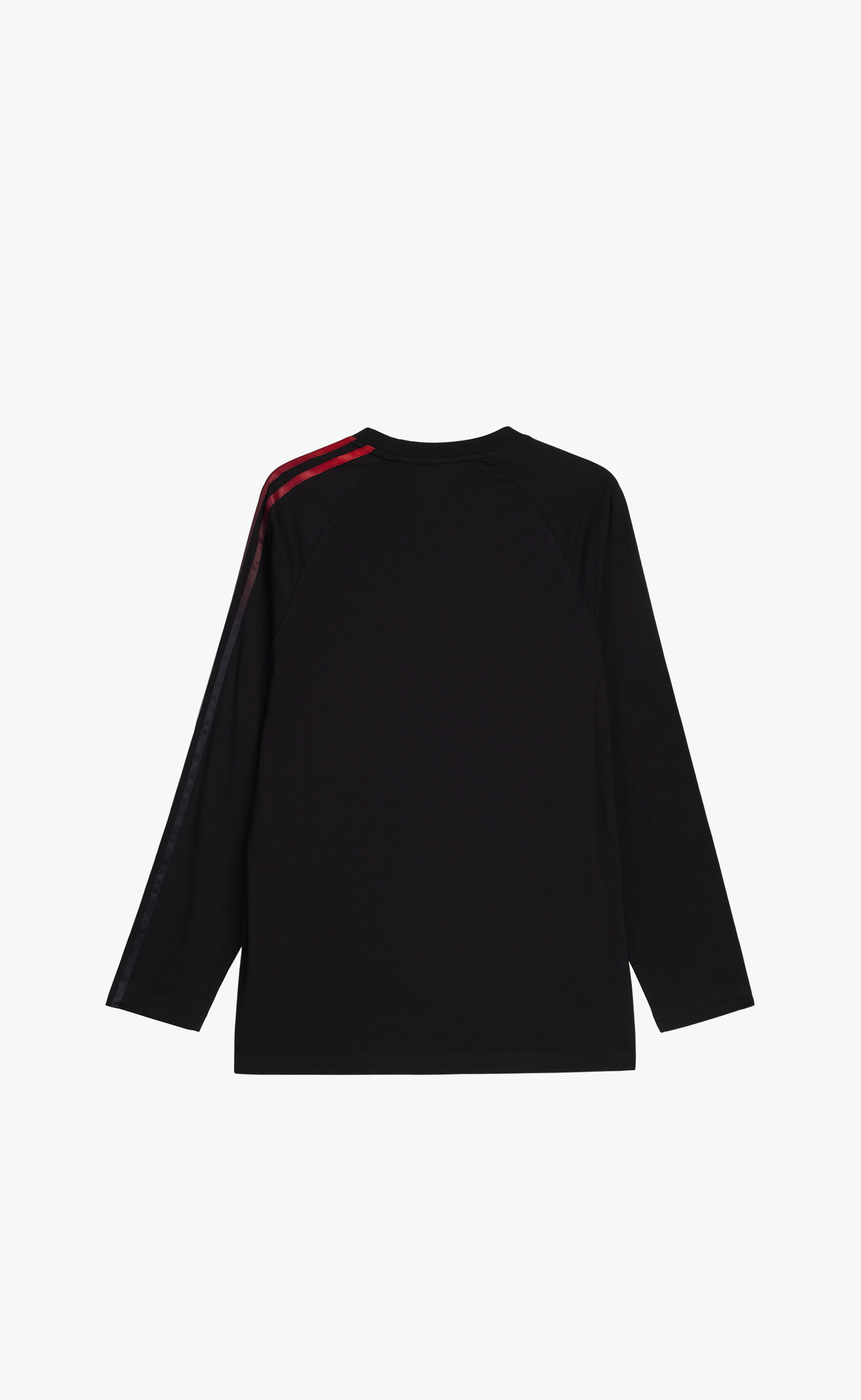 Y-3 OVERSIZED GRADIENT STRIPES BLACK LONGSLEEVE