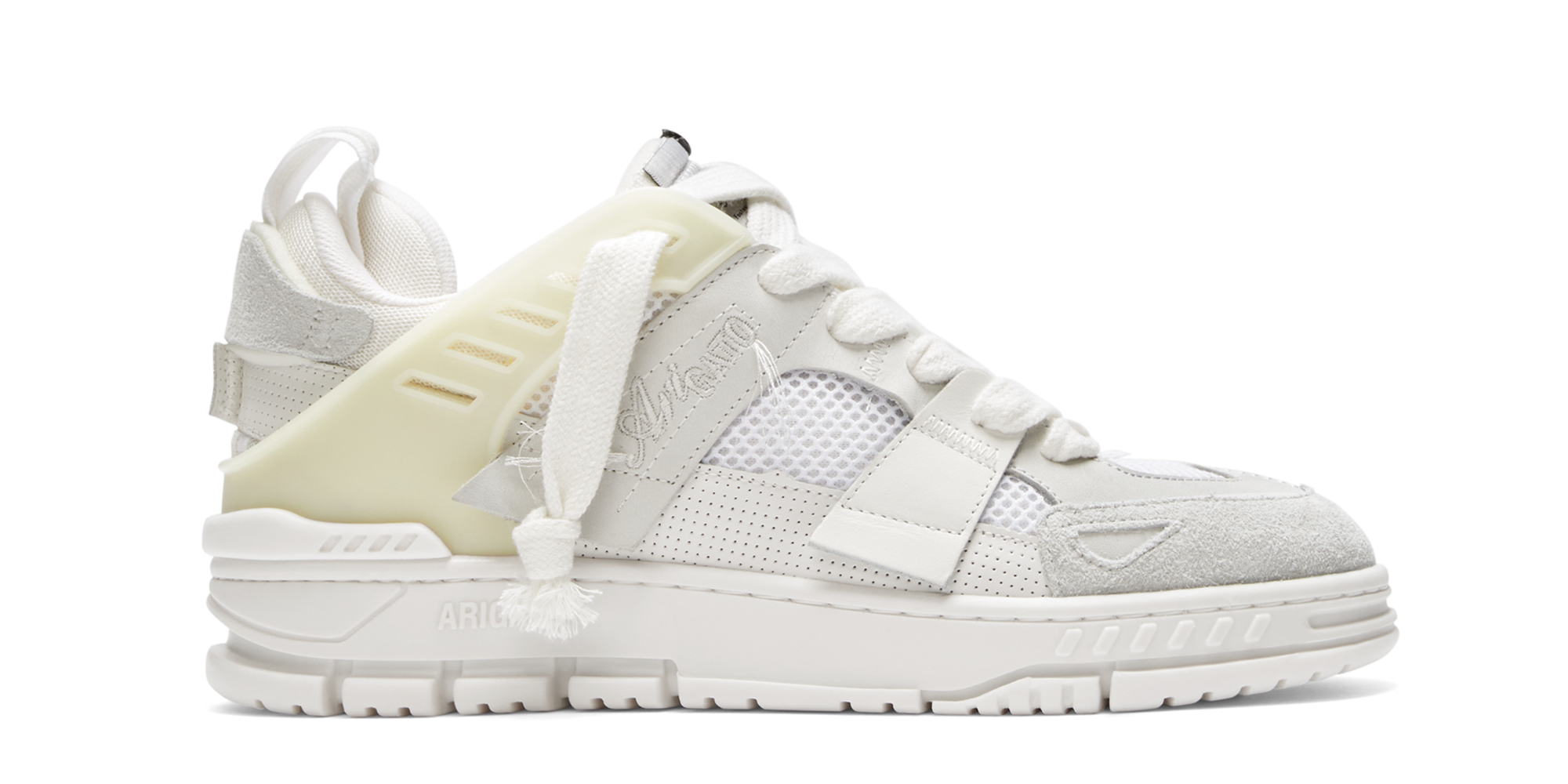 WHITE AREA PATCHWORK SNEAKER