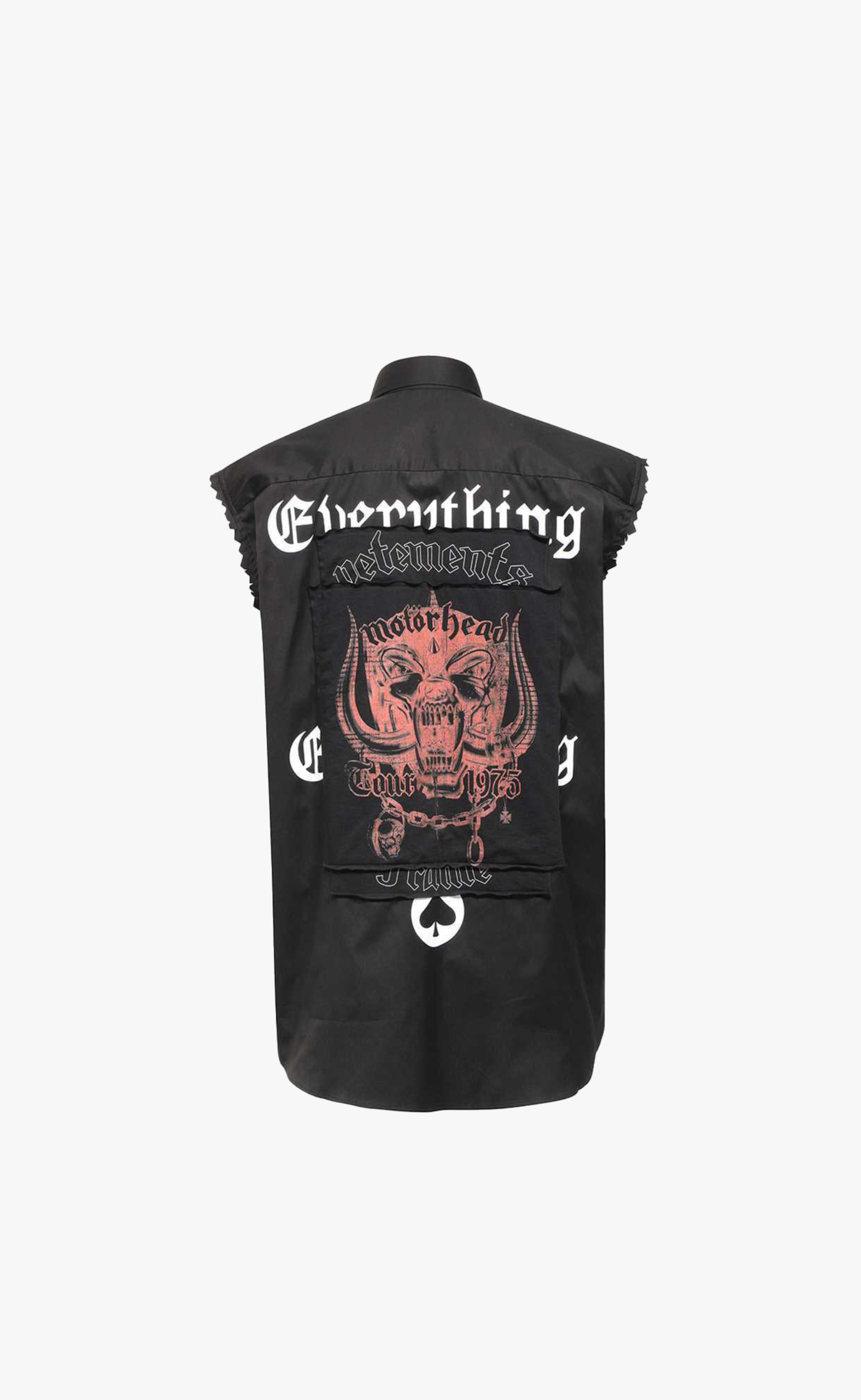 MOTORHEAD SLEEVELESS JERSEY BLACKSHIRT