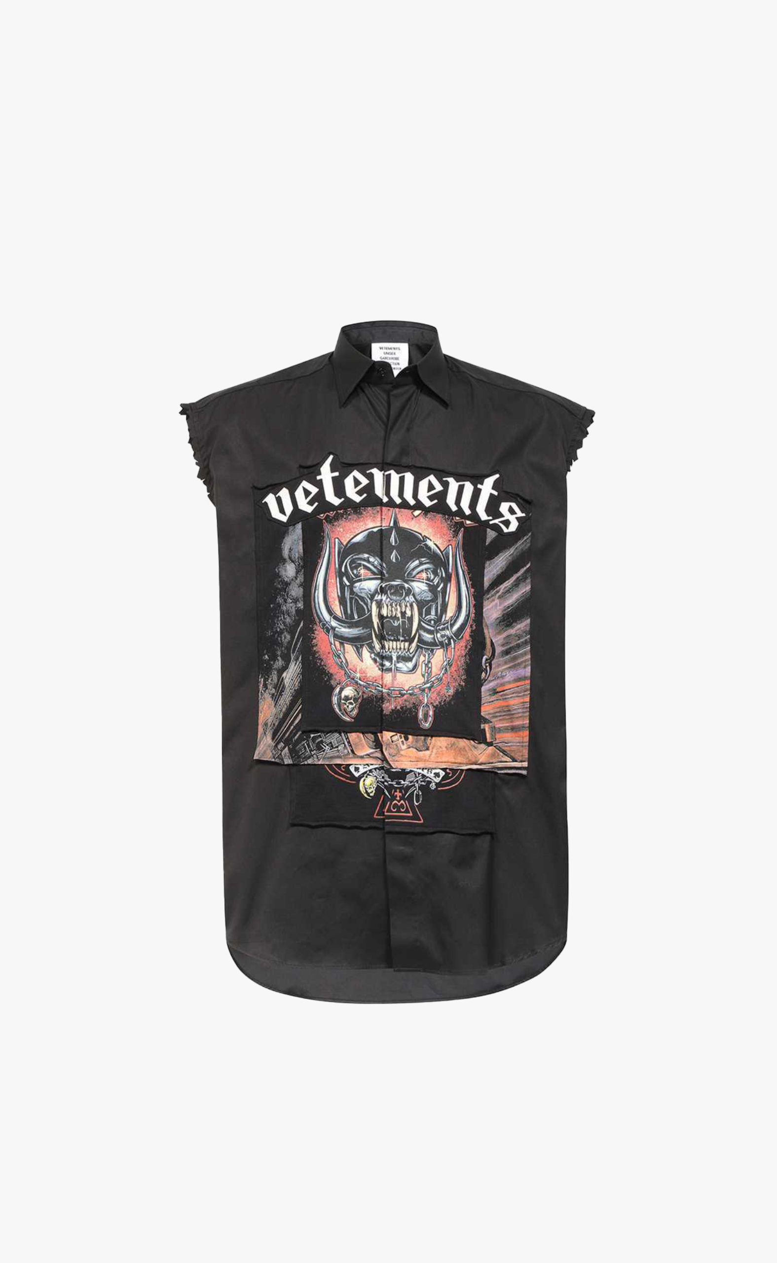 MOTORHEAD SLEEVELESS JERSEY BLACKSHIRT