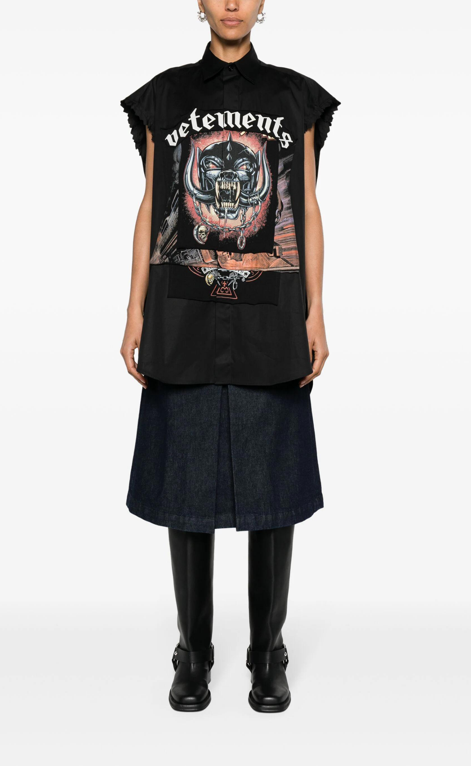 MOTORHEAD SLEEVELESS JERSEY BLACKSHIRT