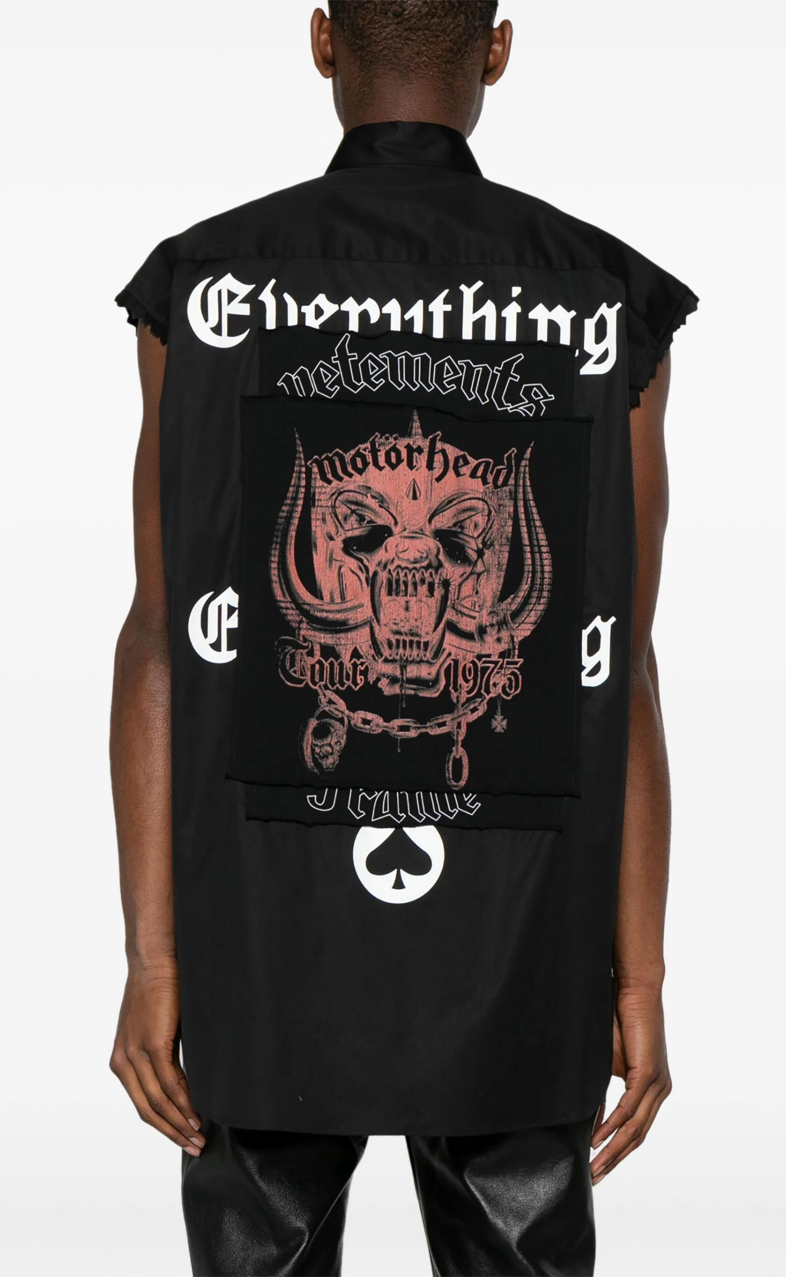 MOTORHEAD SLEEVELESS JERSEY BLACKSHIRT