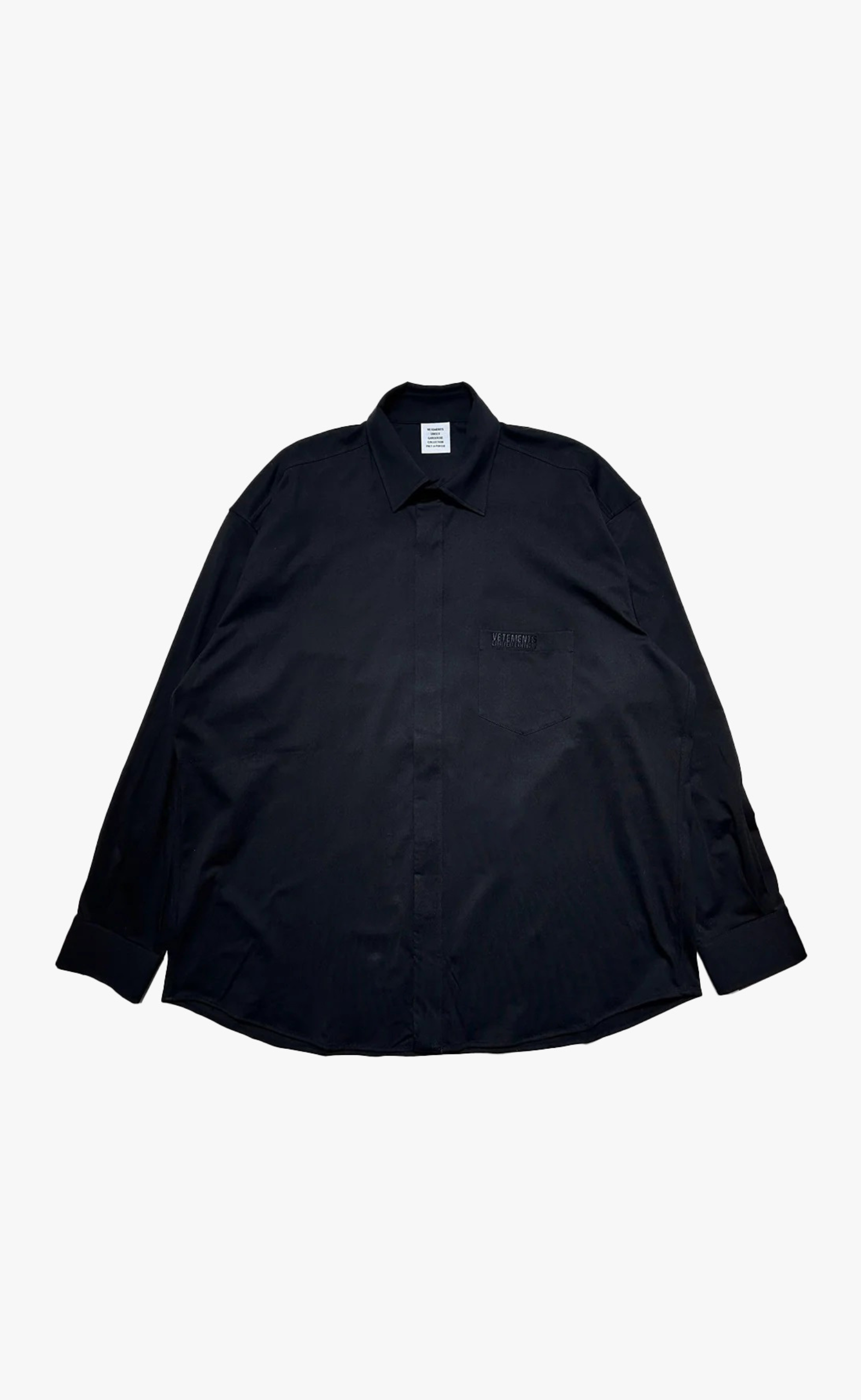 BLACKOUT JERSEY BLACK SHIRT