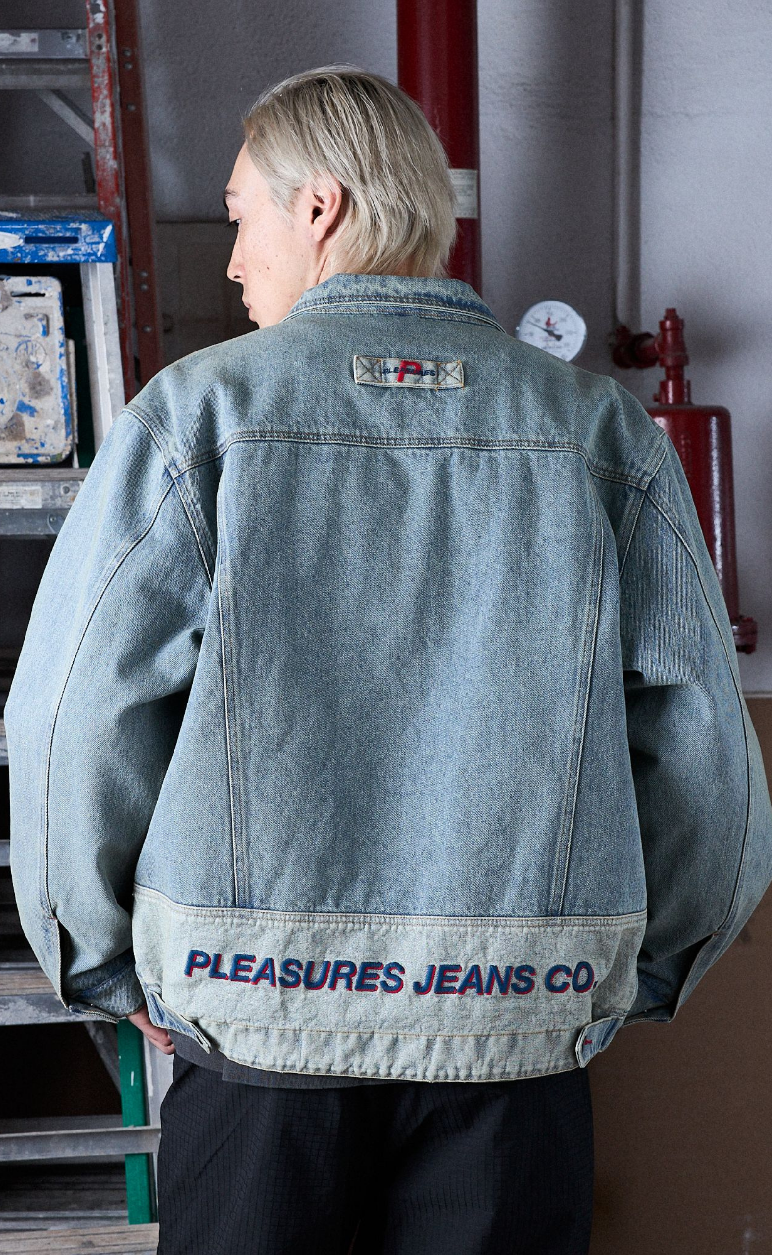 PARK INSULATED DENIM INDIGO JACKET