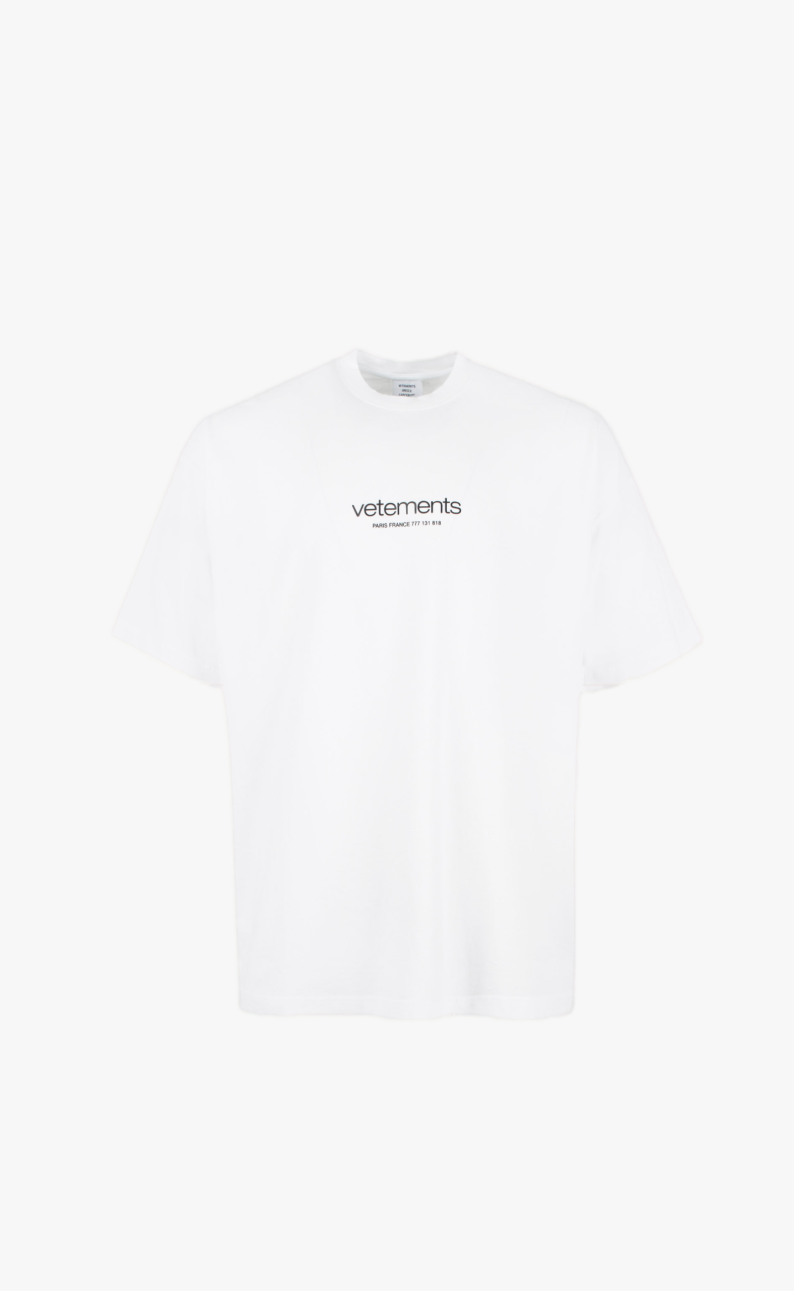 URBAN LOGO REGULAR FIT WHITE T-SHIRT