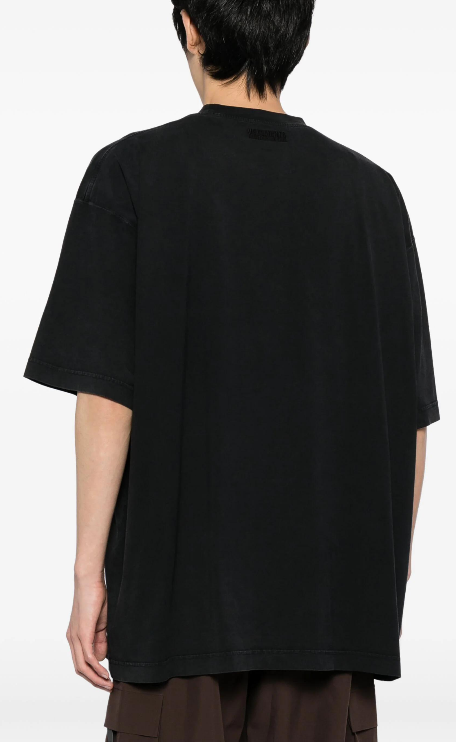 VERY EXPENSIVE WASHED BLACK T-SHIRT