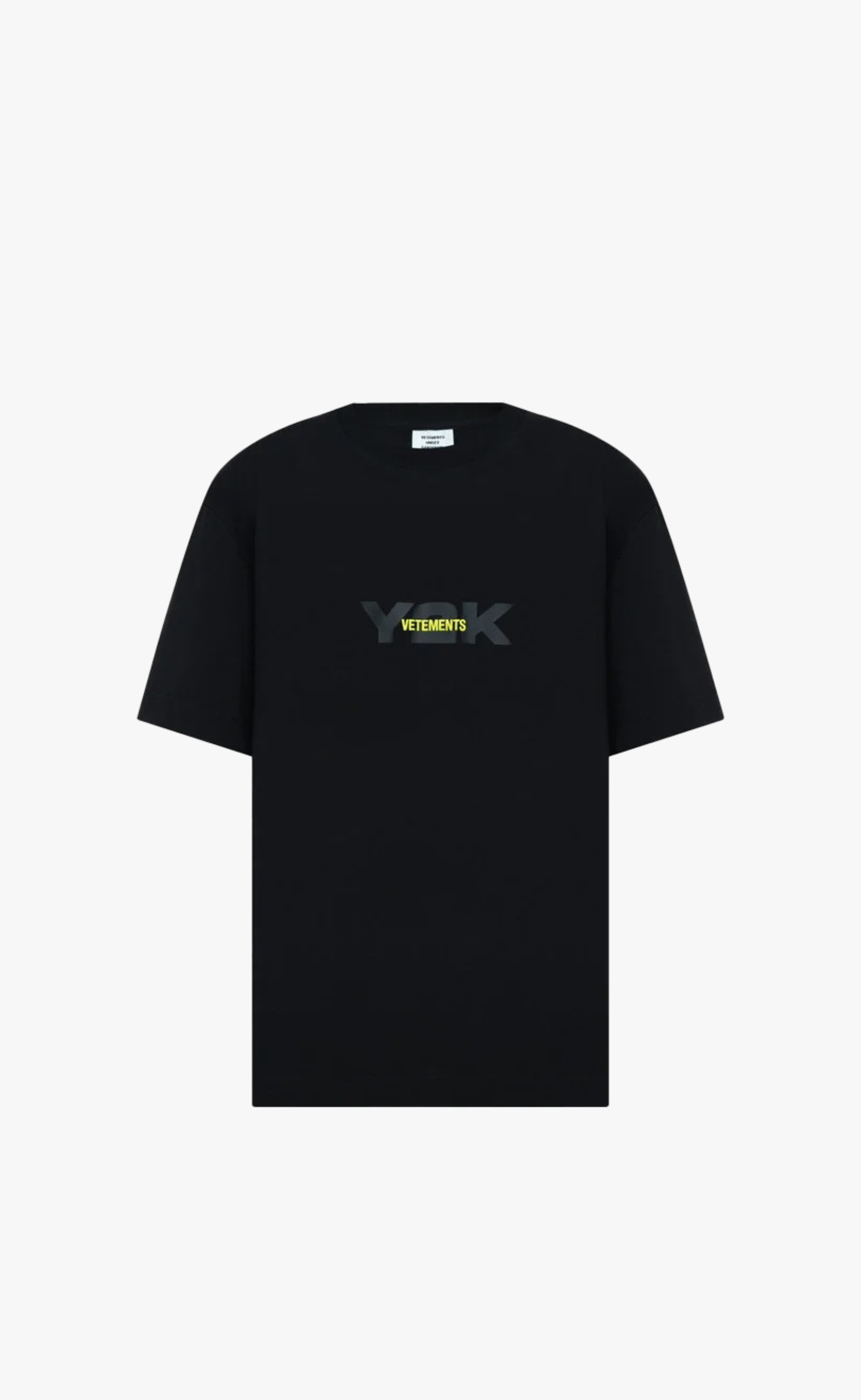 Y2K MEGA PARTY WASHED BLACK T-SHIRT