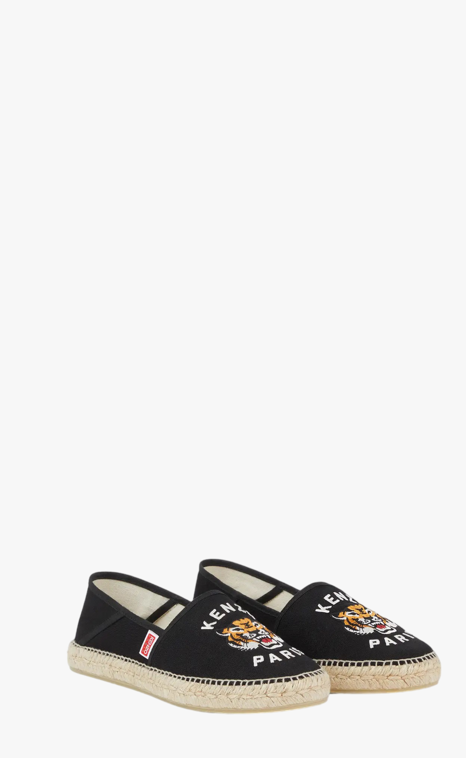 KENZO ESPADRILLE BLACK SLIP-ON