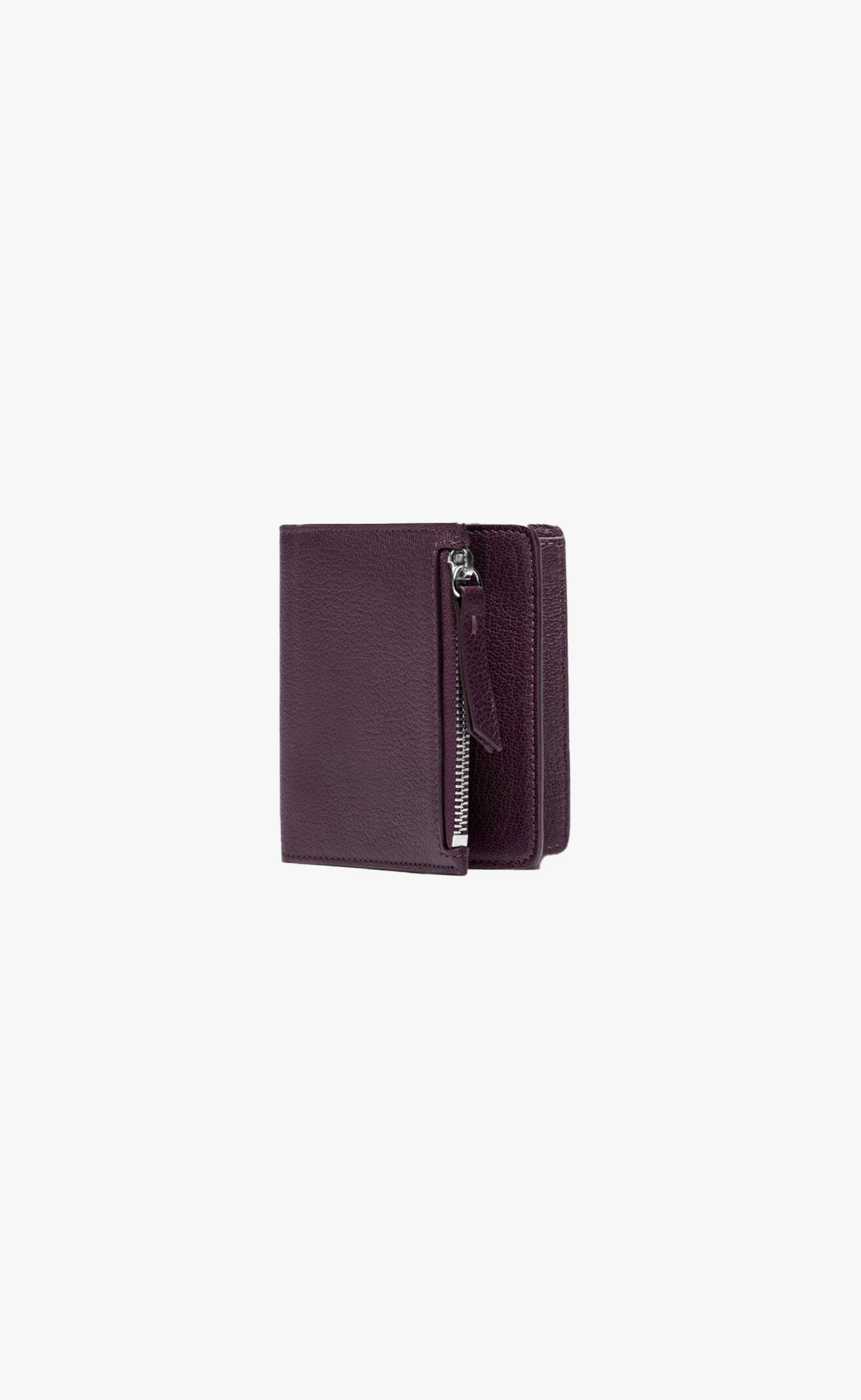 FOUR STITCHES MERLOT WALLET