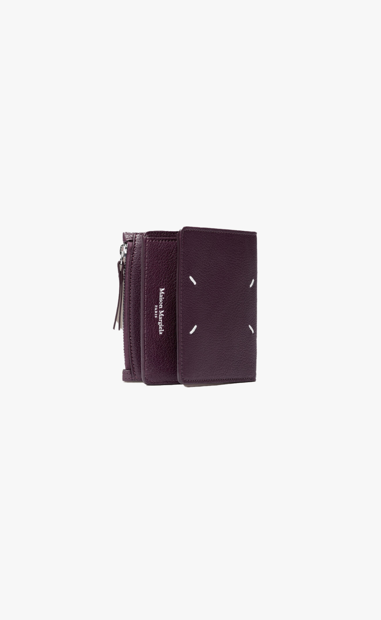 FOUR STITCHES MERLOT WALLET