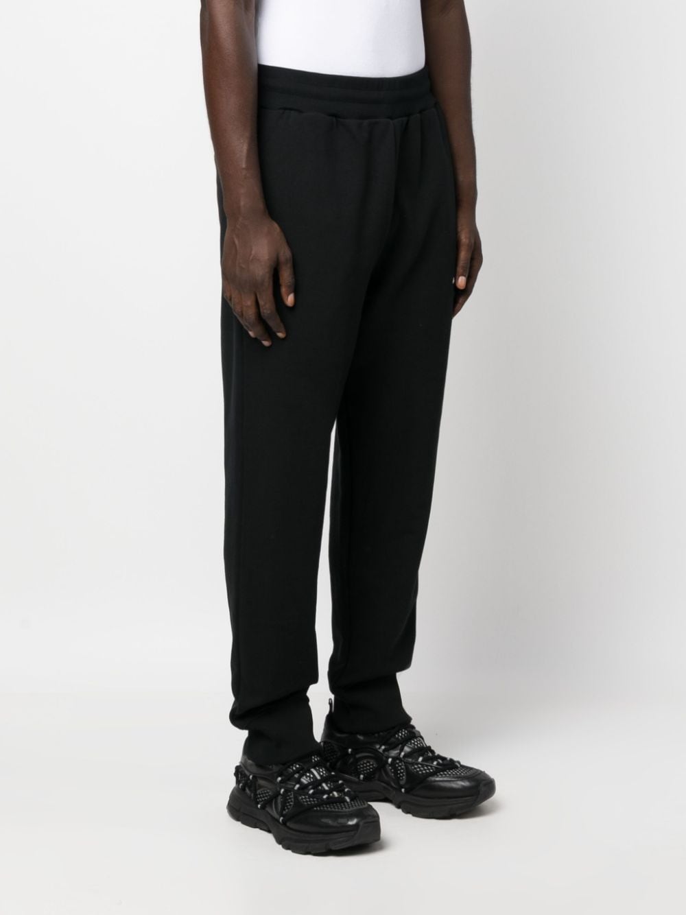 ESSENTIALS SMALL LOGO BLACK PANTS