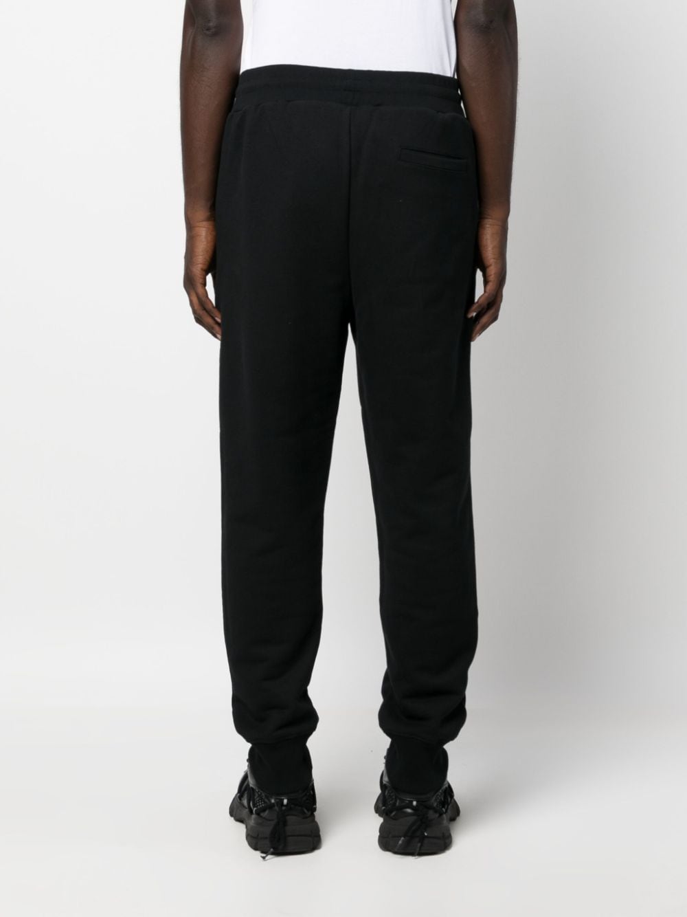 ESSENTIALS SMALL LOGO BLACK PANTS