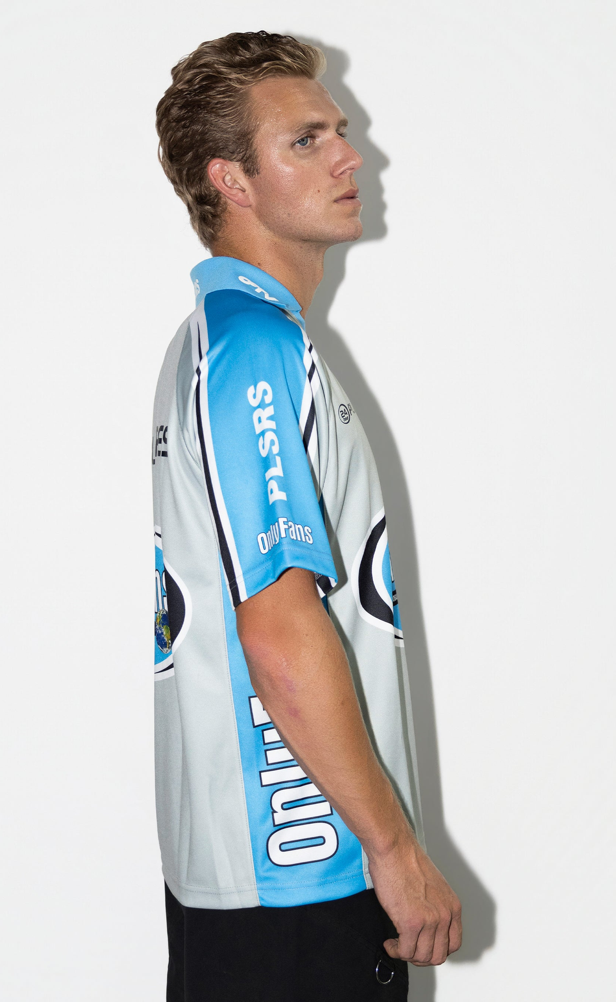 OFTV JERSEY BLUE T-SHIRT