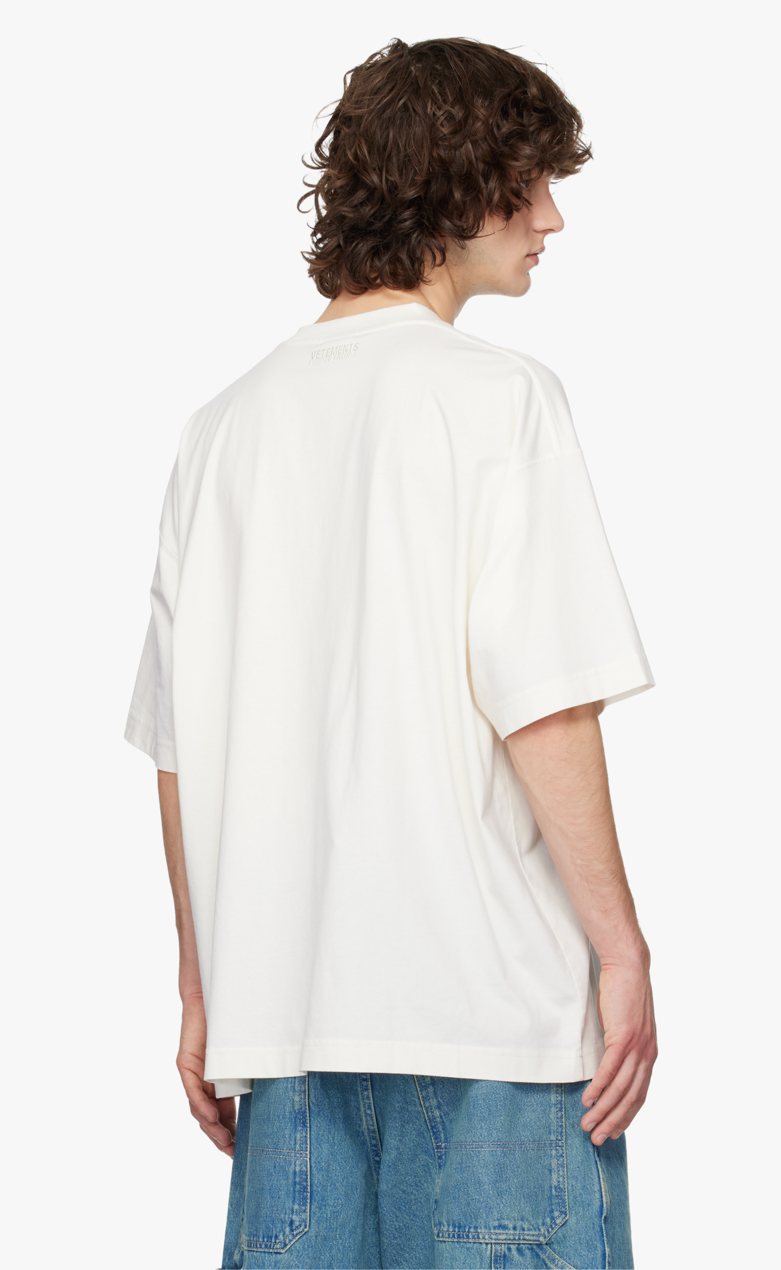 BIKER CROSS VANILLA T-SHIRT