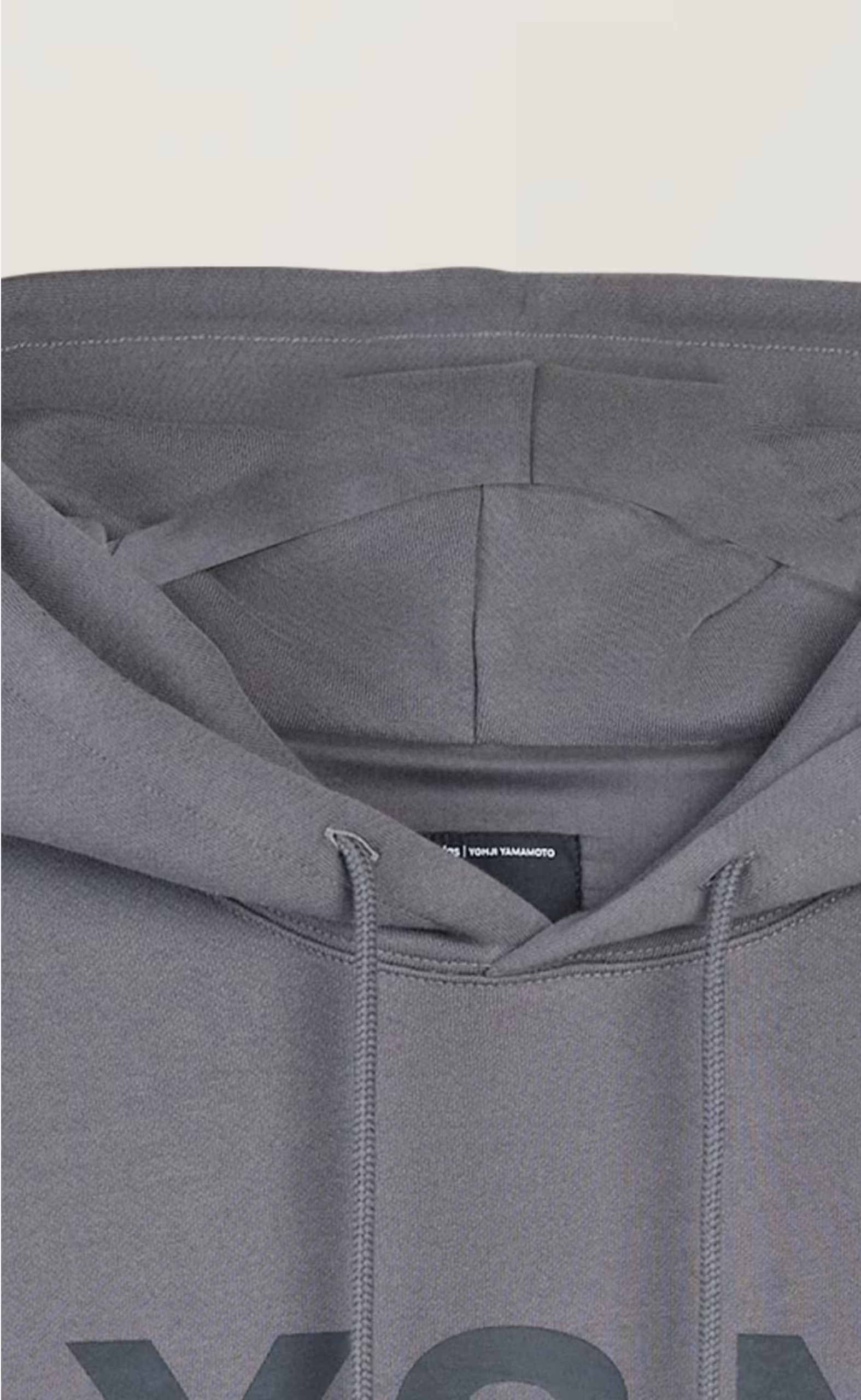 Y-3 NBHD GRAPHIC DARK GREY HOODIE
