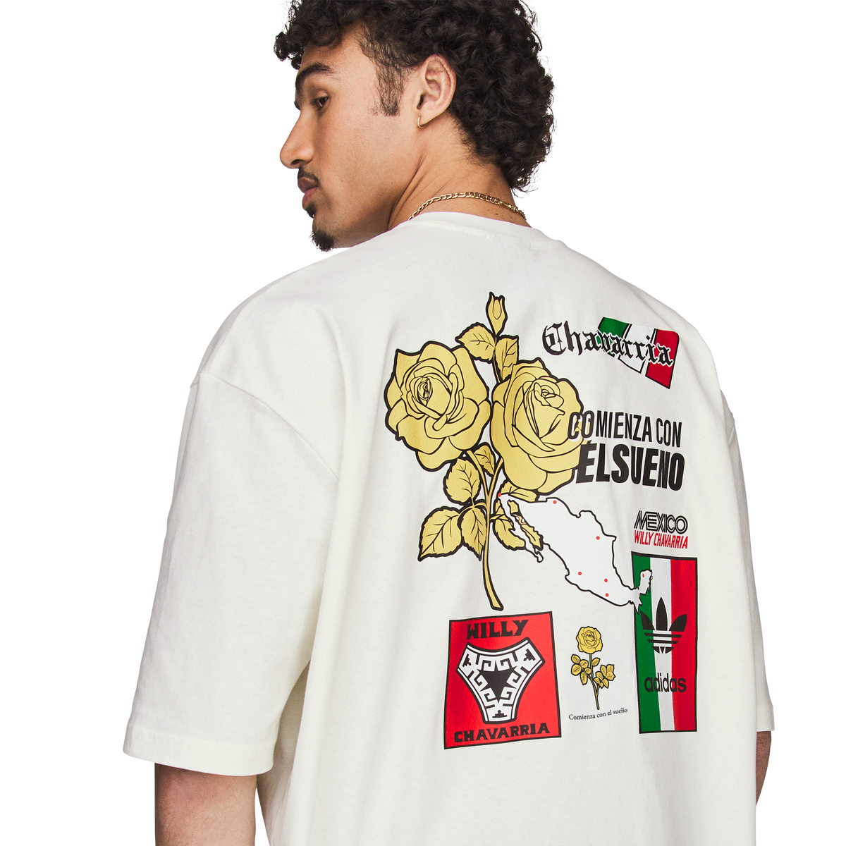 CHAVARRIA GRAPHIC WHITE T-SHIRT
