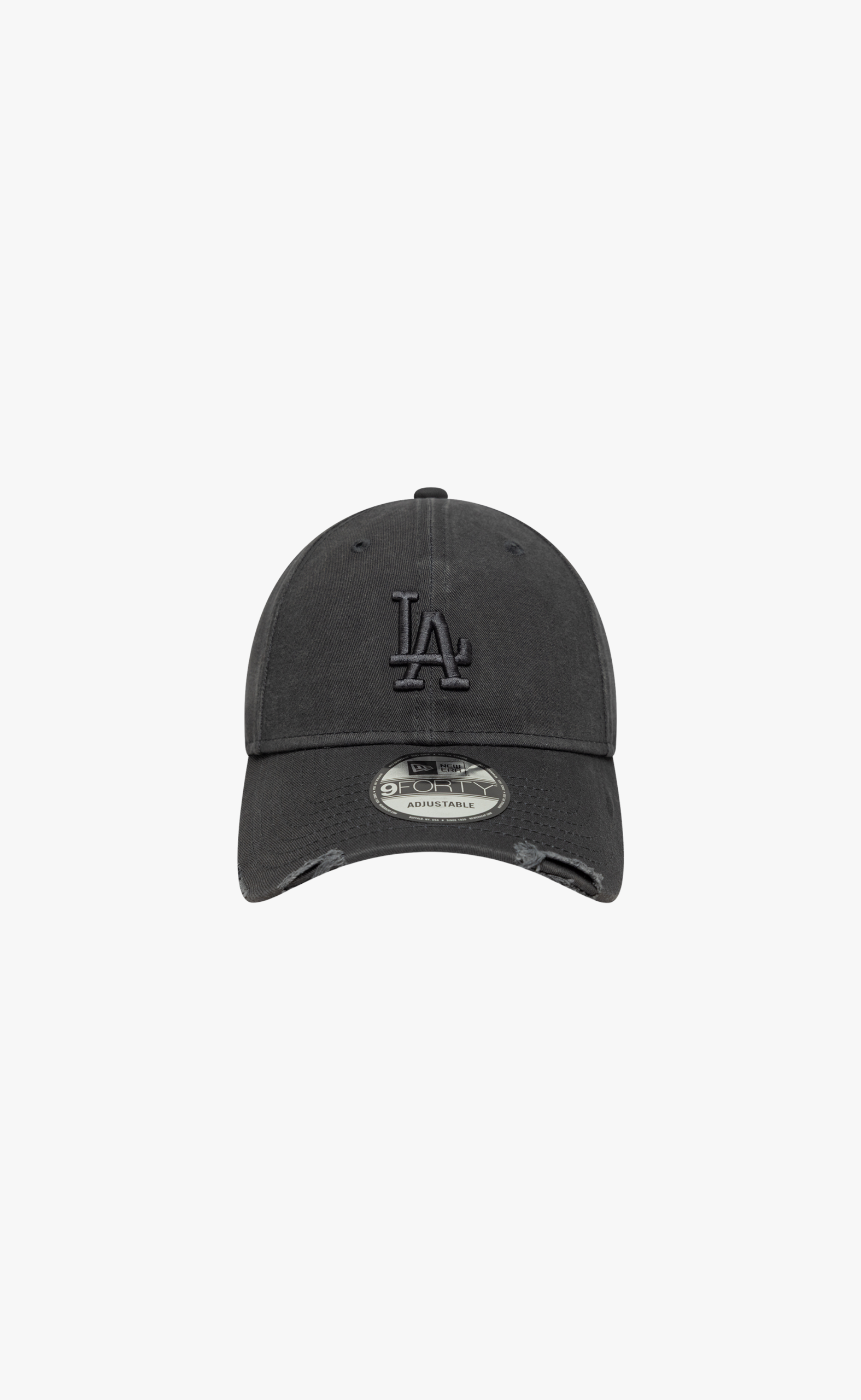 LOS ANGELES DODGERS WASH DISTRESS 9FORTY CHARCOAL HAT