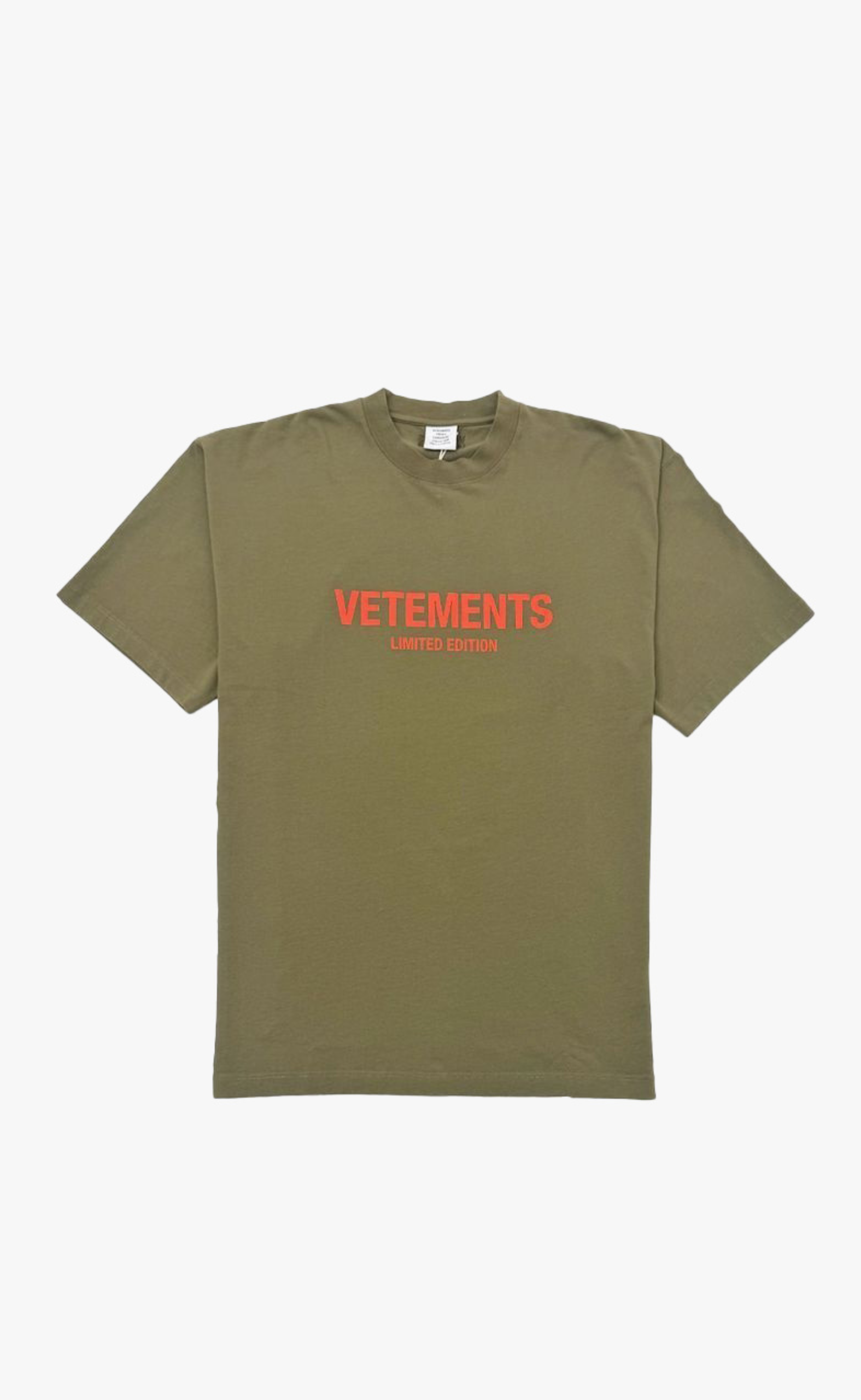 LIMITED EDITION LOGO KHAKI RED T-SHIRT