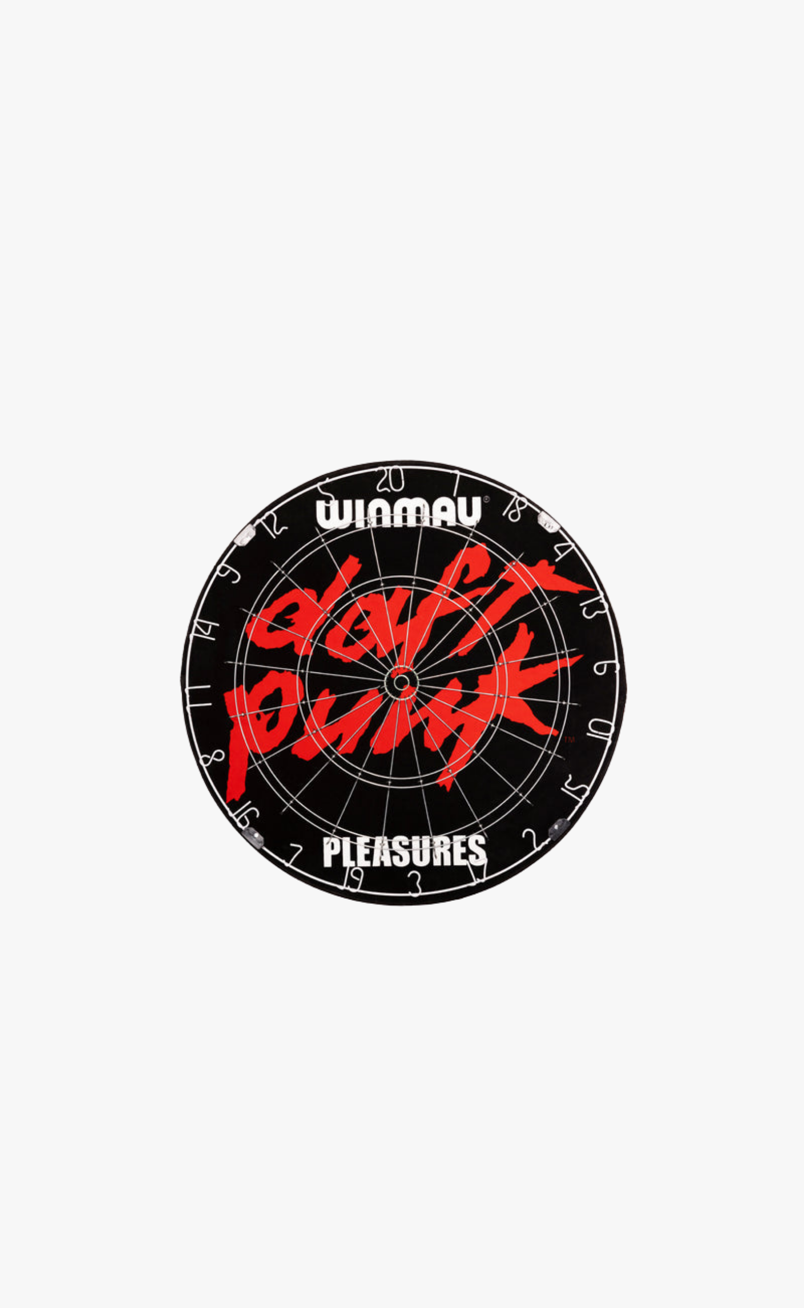 SCHEMATIC BLACK DARTBOARD