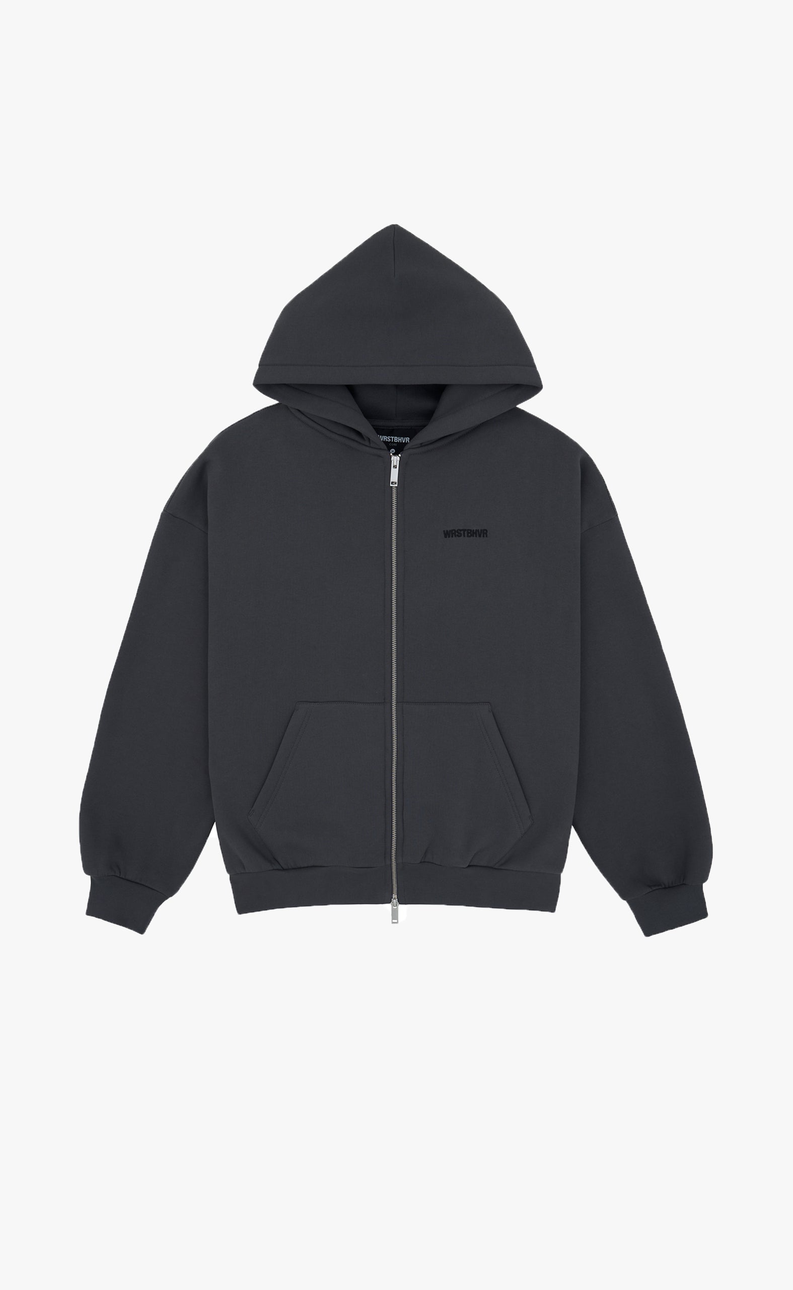 DIAGO V2 HOODED ZIP GRAY PINSTRIPE HOODIE