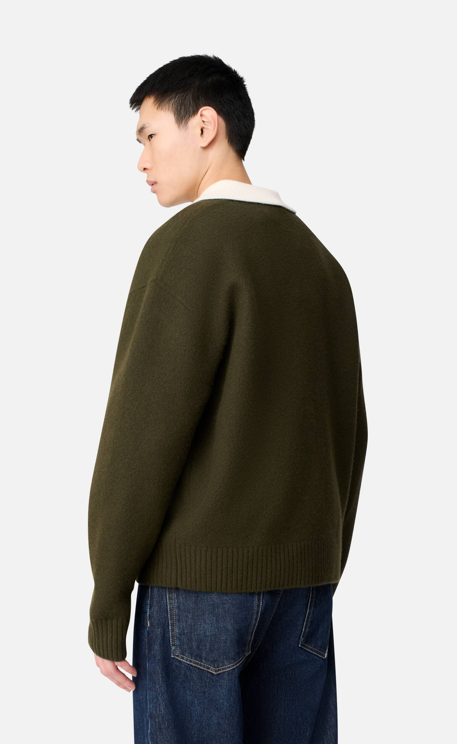 SONNY POLO DARK GREEN SWEATER