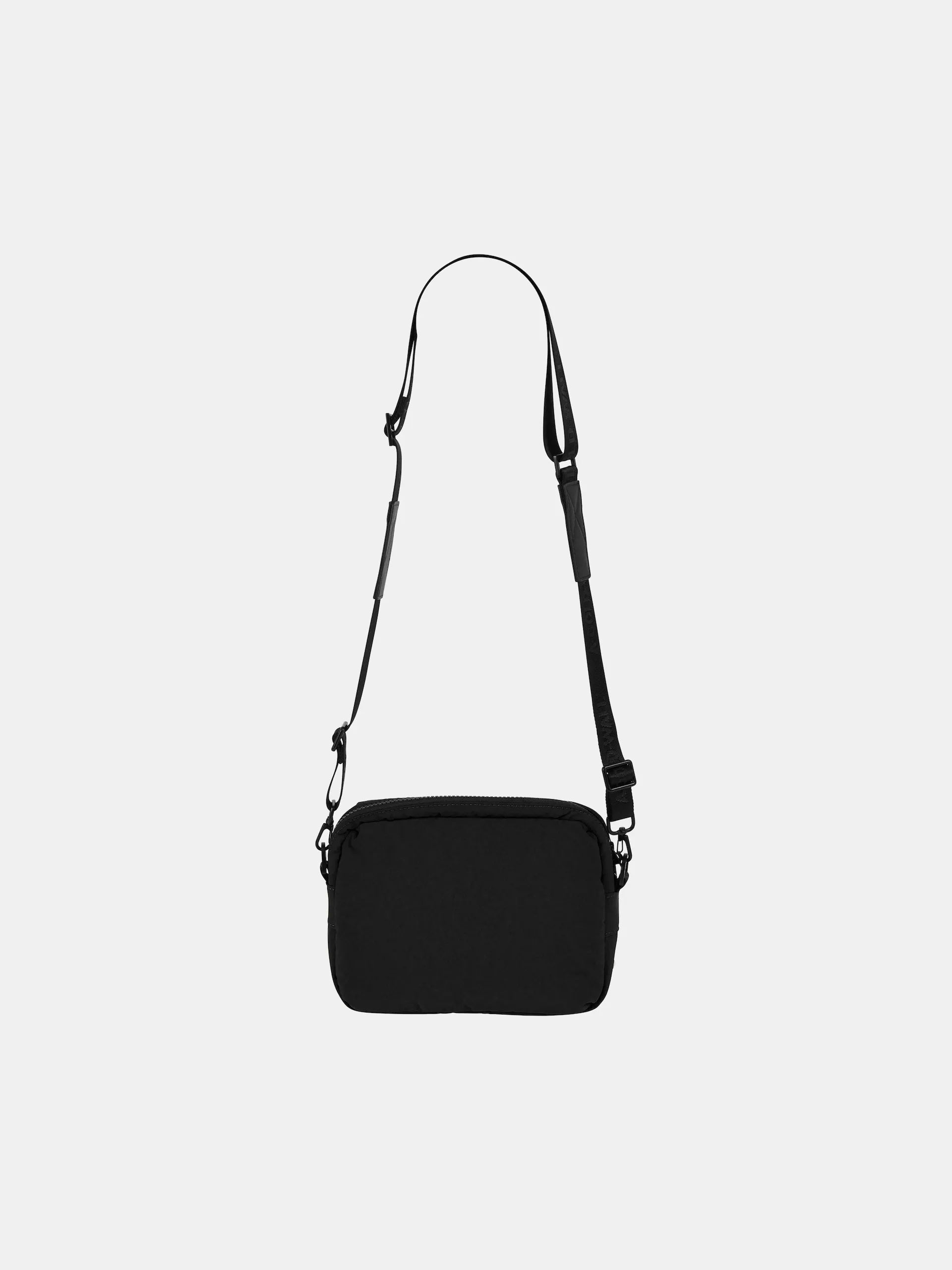 DIAMOND PADDED ENVELOPE BLACK BAG