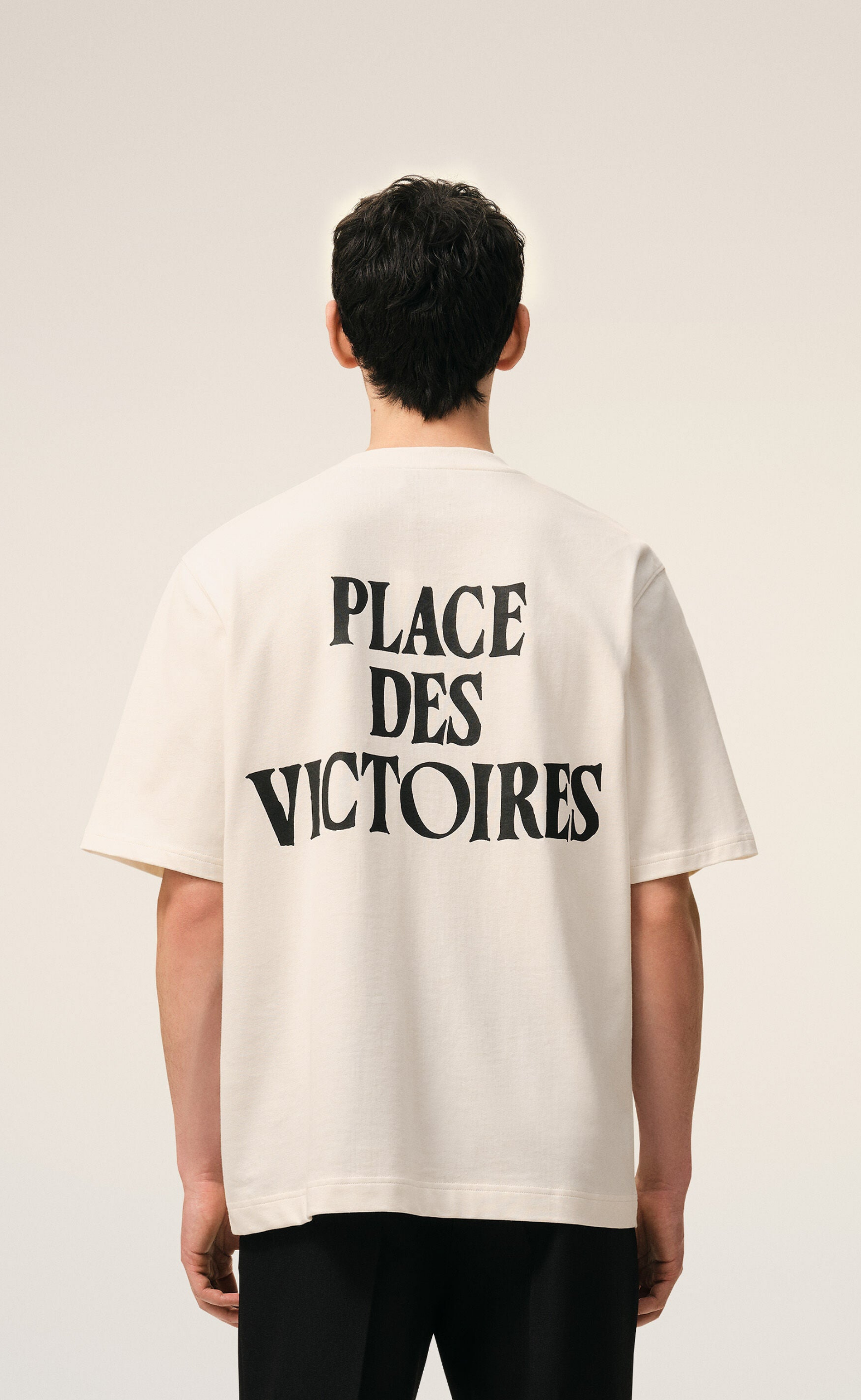 PLACE DES VICTORIES PRINT WHITE T-SHIRT