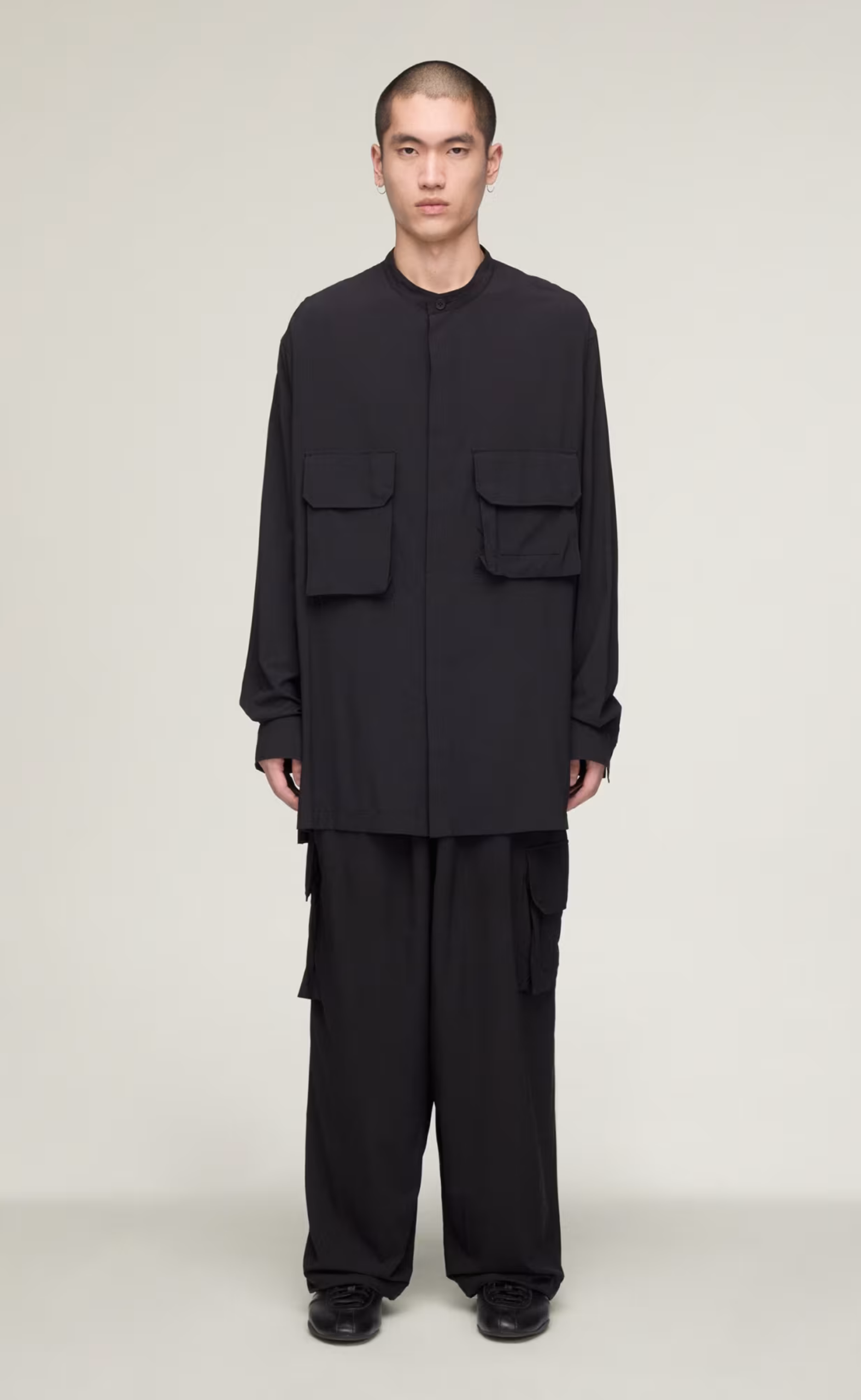 Y-3 UT STRGHT BLACK PANTS