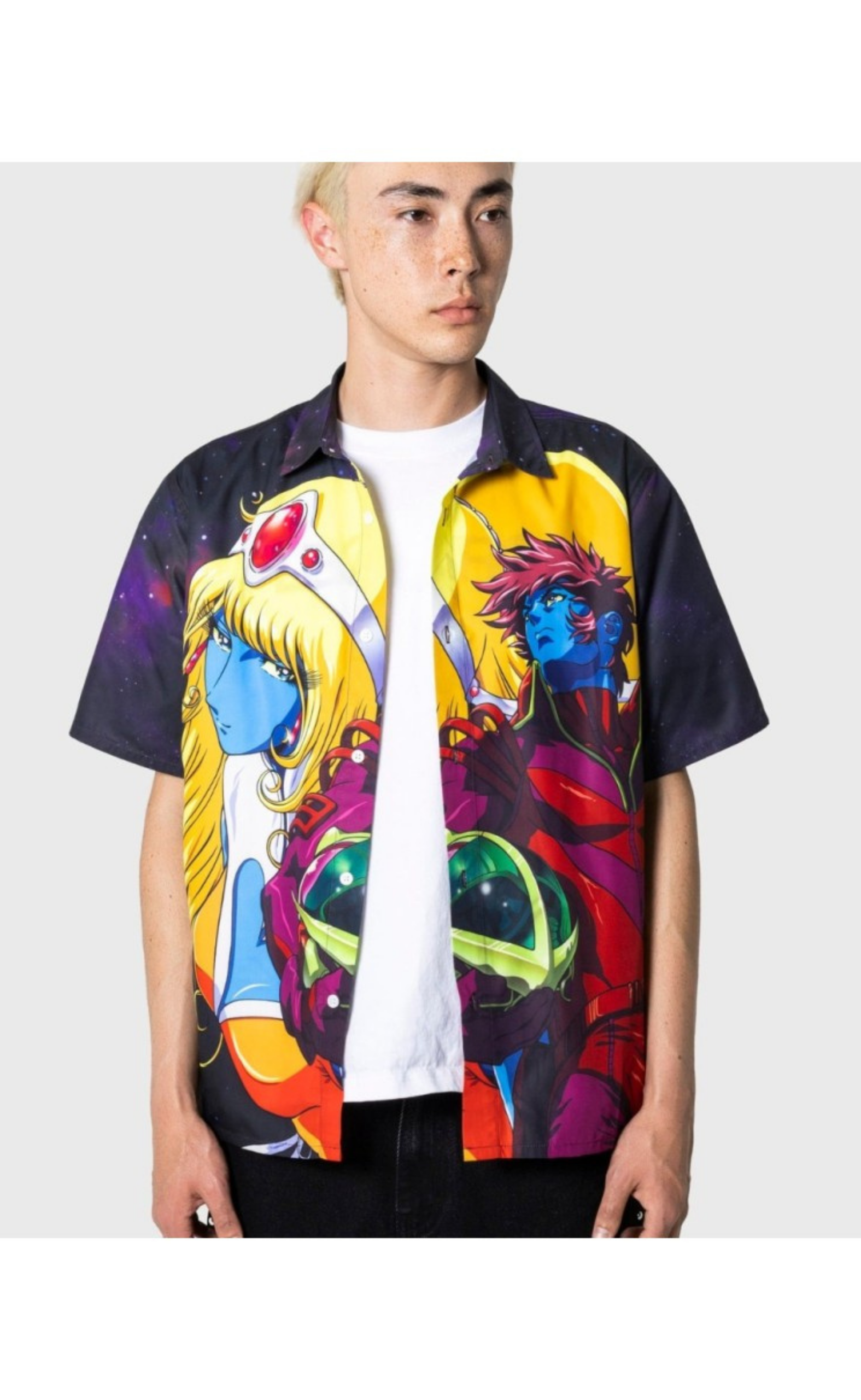 INTERSTELLA BUTTON UP MULTI SHIRT
