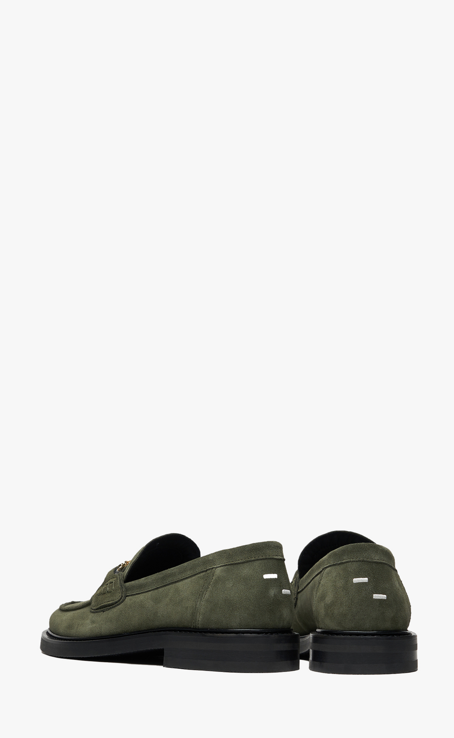 SUEDE GREEN LOAFER