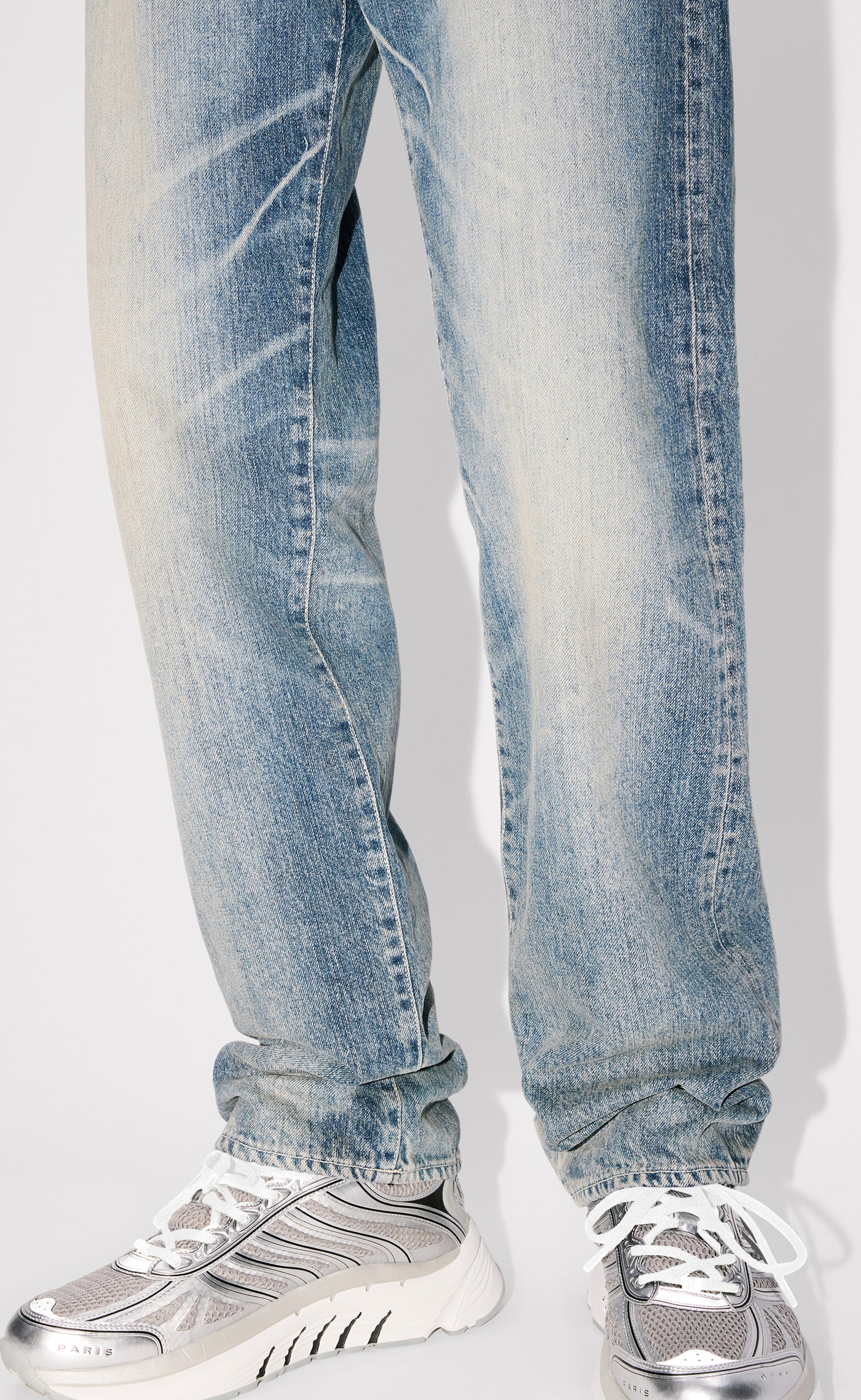 KENZO CREATIONS ASAGAO STRGT FIT BLUE JEANS