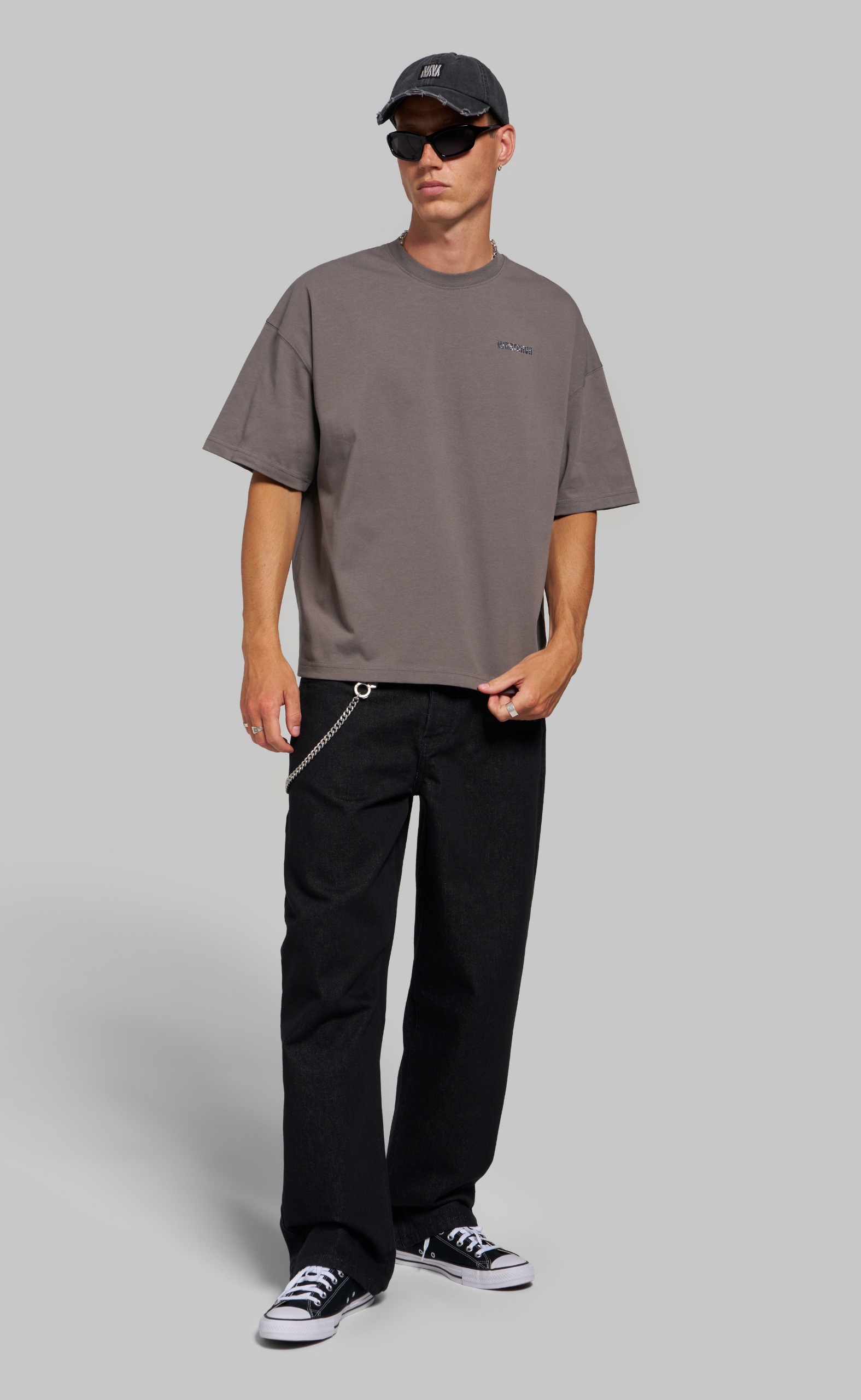 STUDIO V14 DARK GULL GRAY T-SHIRT