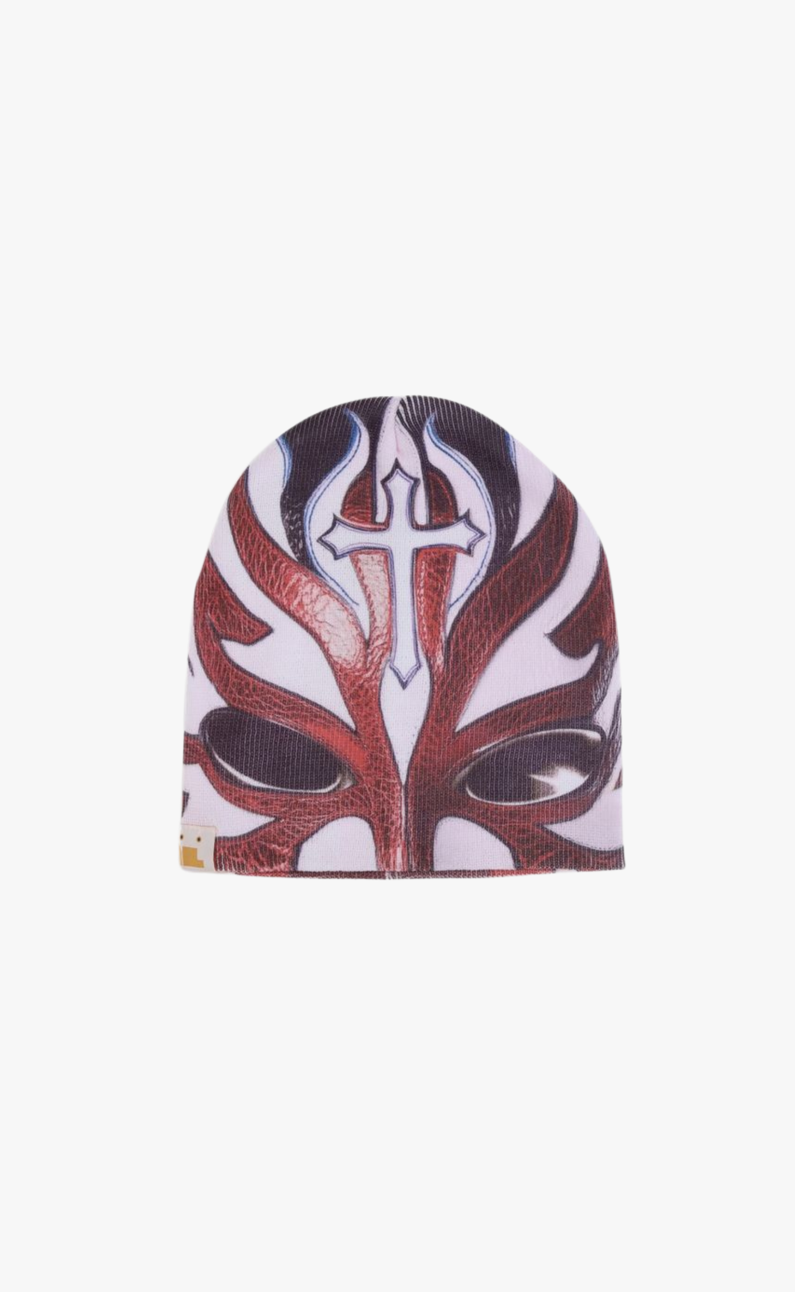MASK RED BEANIE