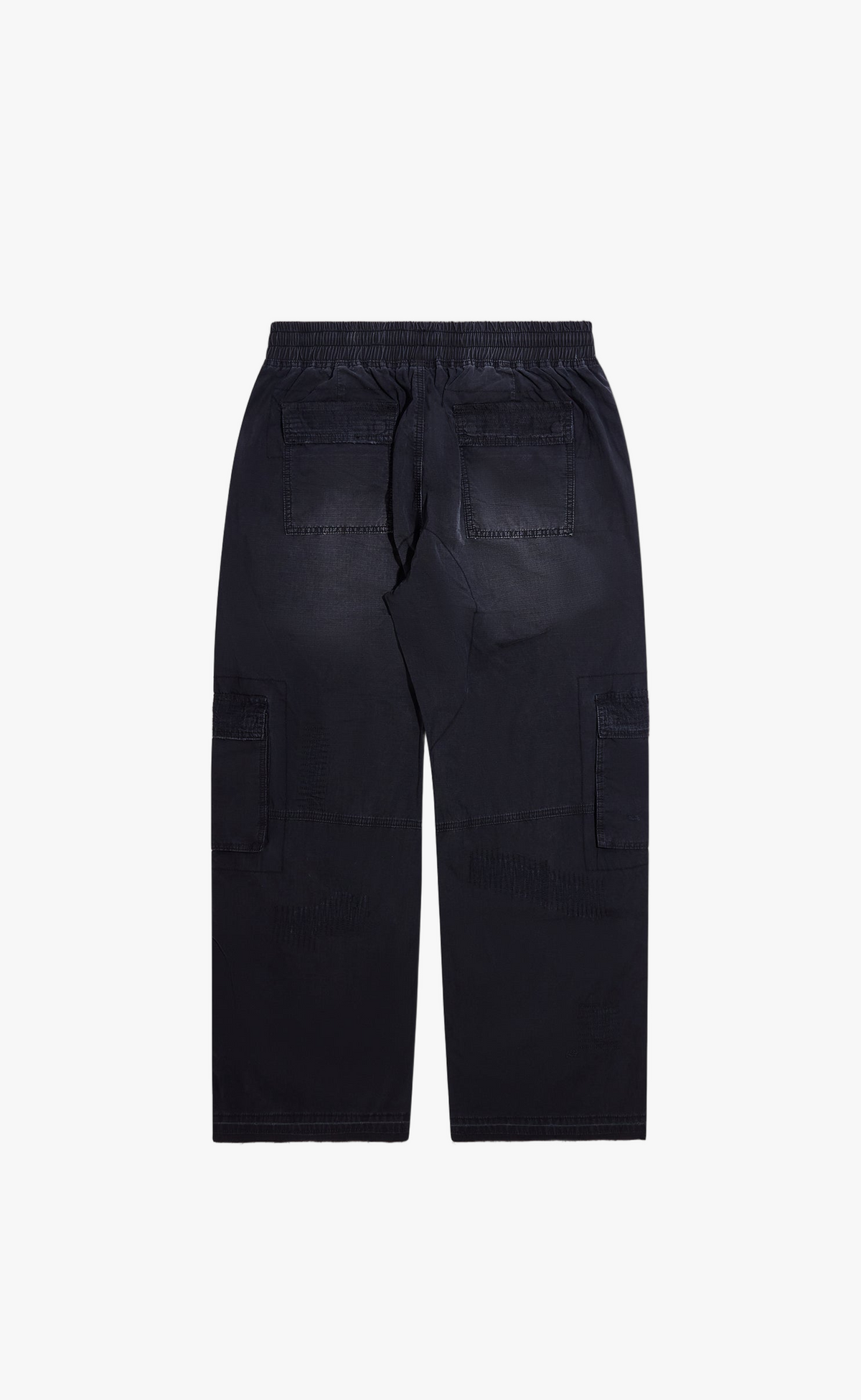REPAIR CARGO VINTAGE BLACK PANTS