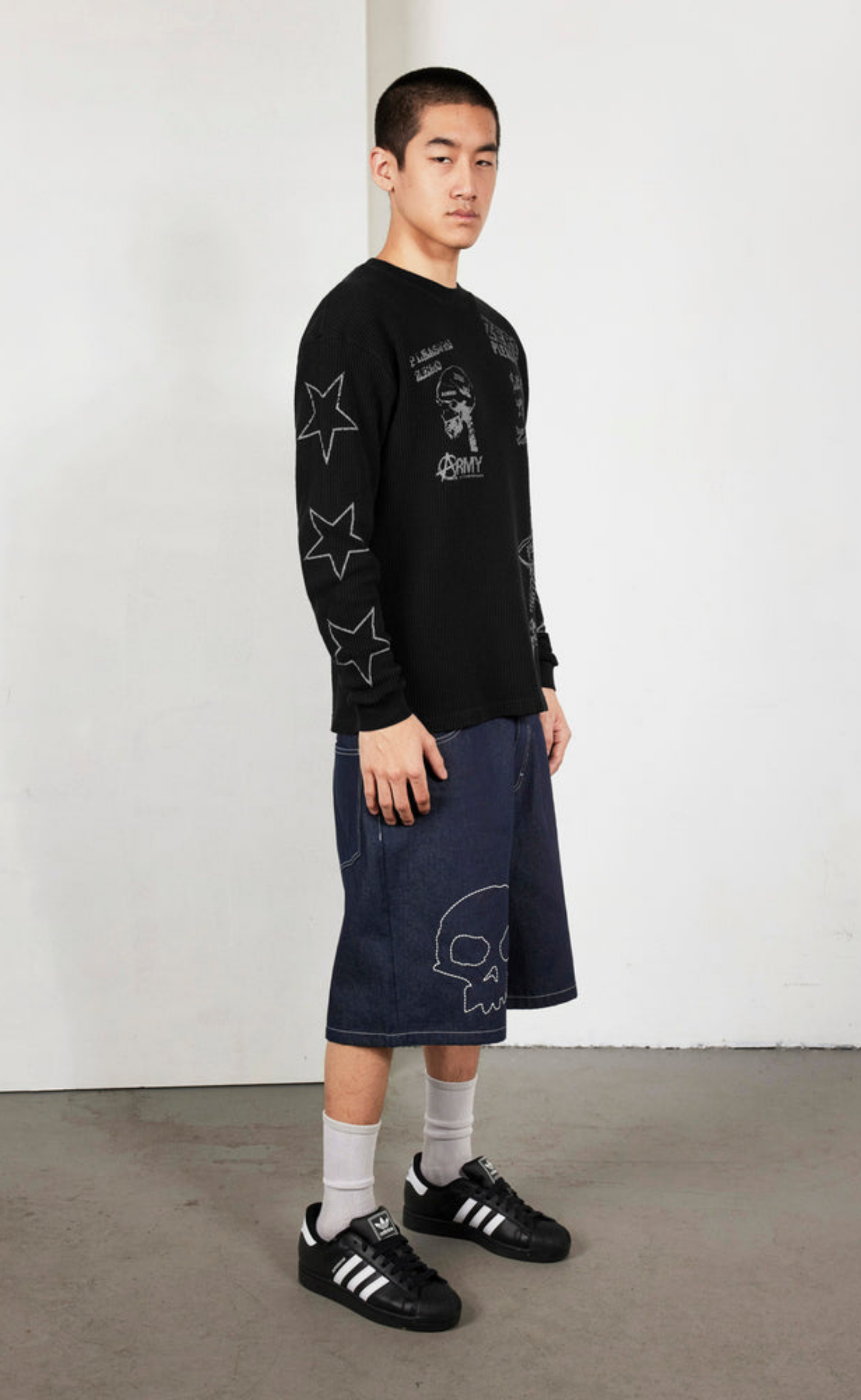 MISLED THERMAL BLACK LONGSLEEVE