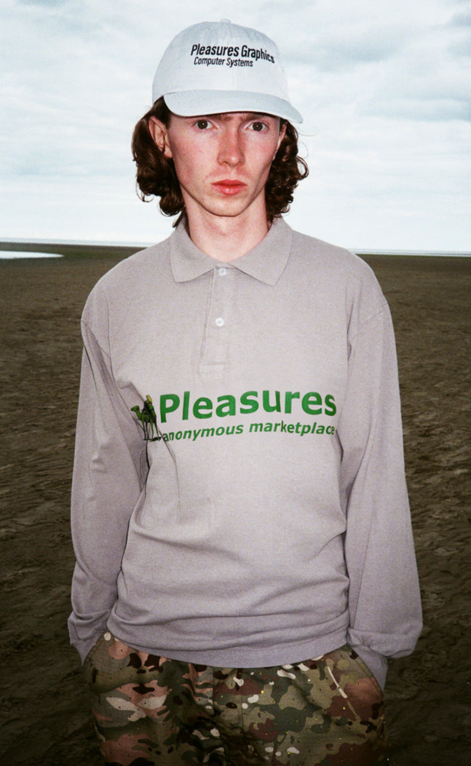 EXCHANGE POLO GREY LONGSLEEVE