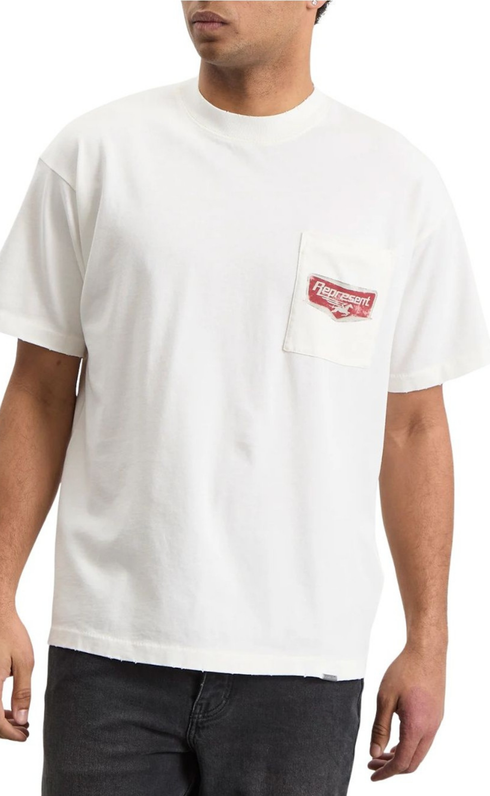 NOTHING FASTER FLAT WHITE T-SHIRT