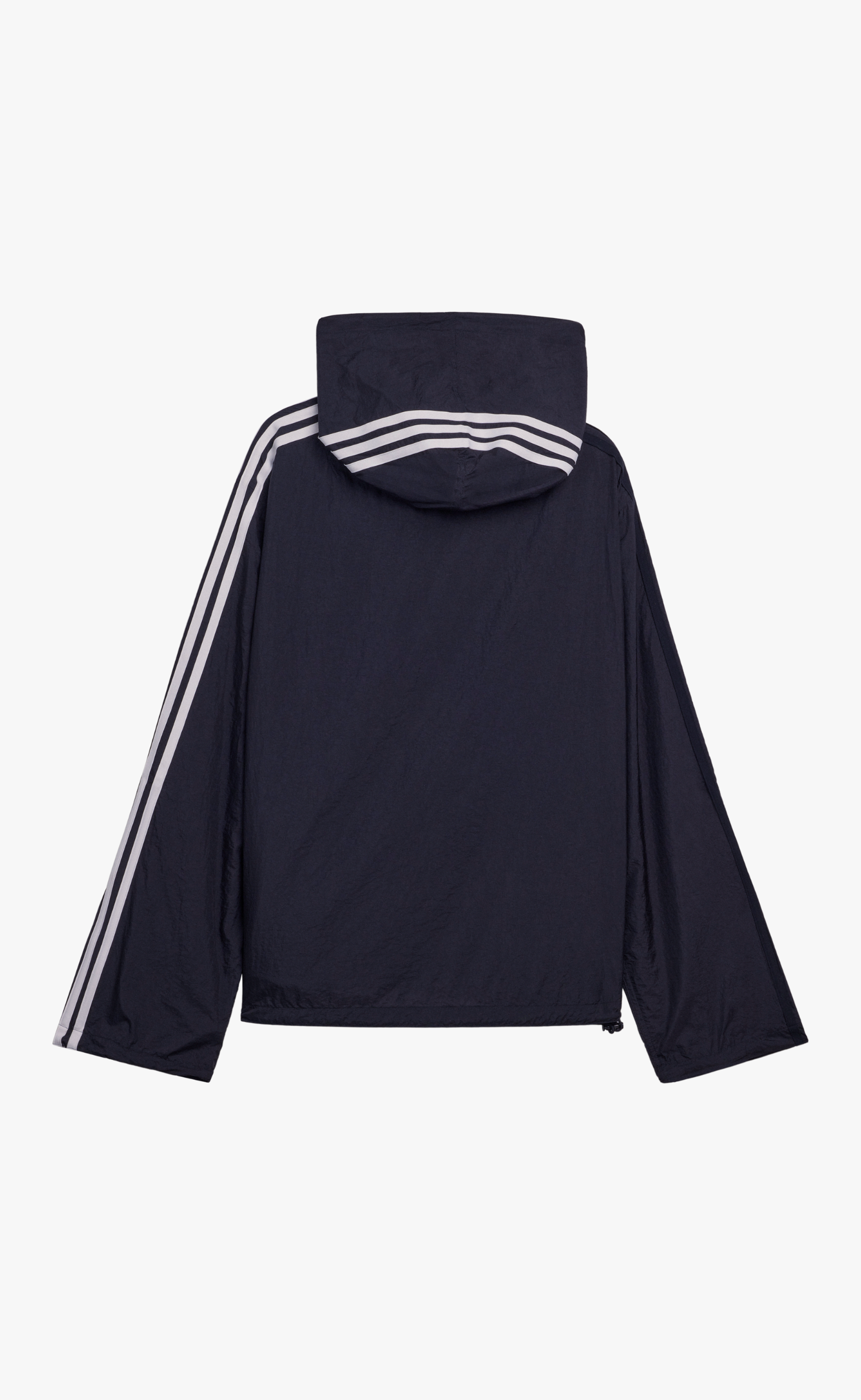 Y-3 NYLON WIRED 3 STRIPES BLACK JACKET