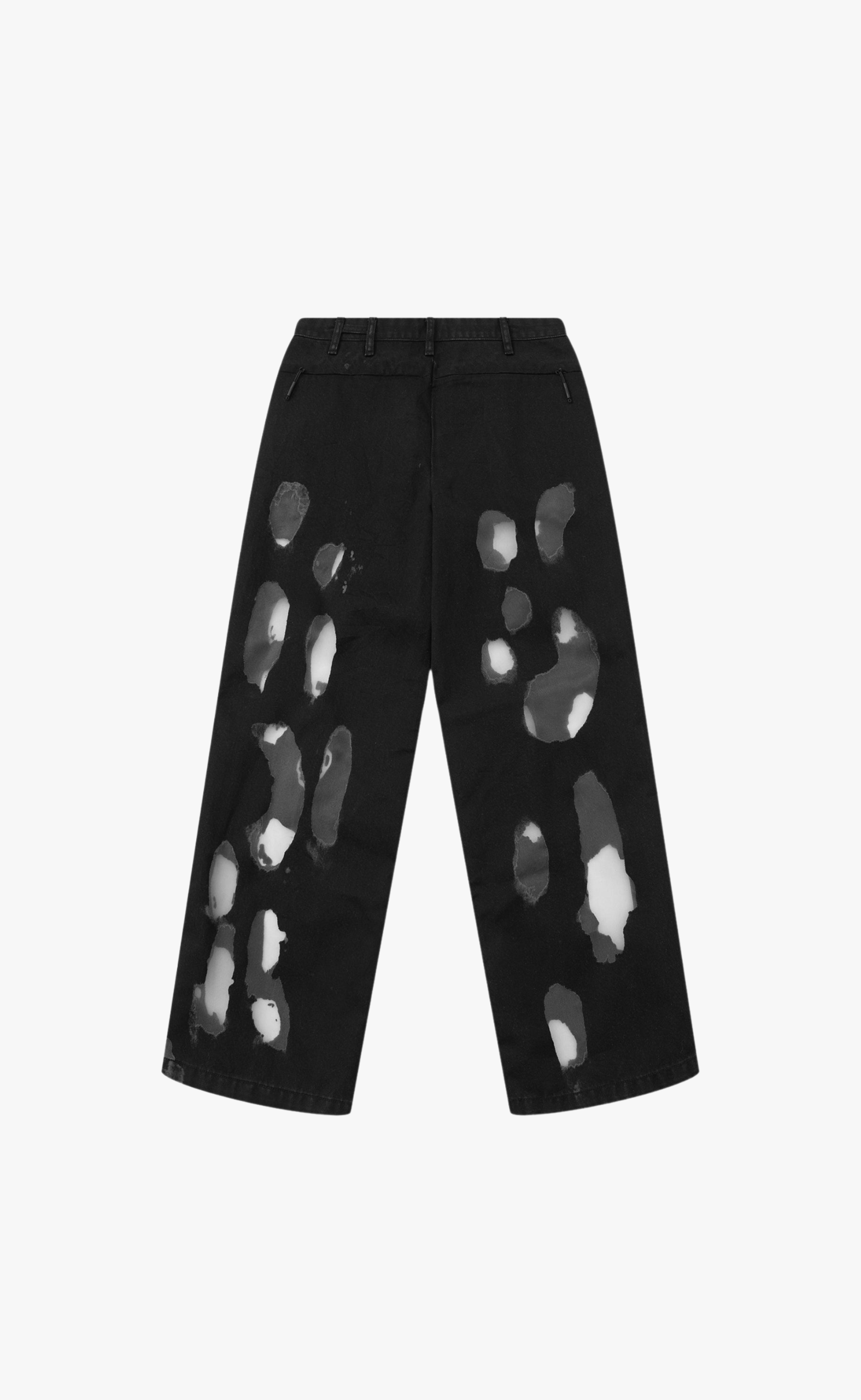 GALLOP DENIM BLACK TROUSERS