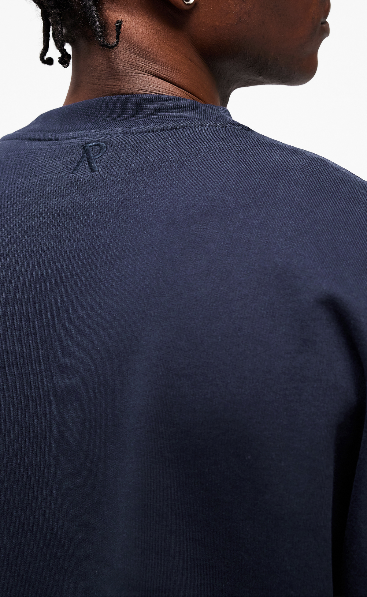 INITIAL BOXY MIDNIGHT NAVY CREWNECK