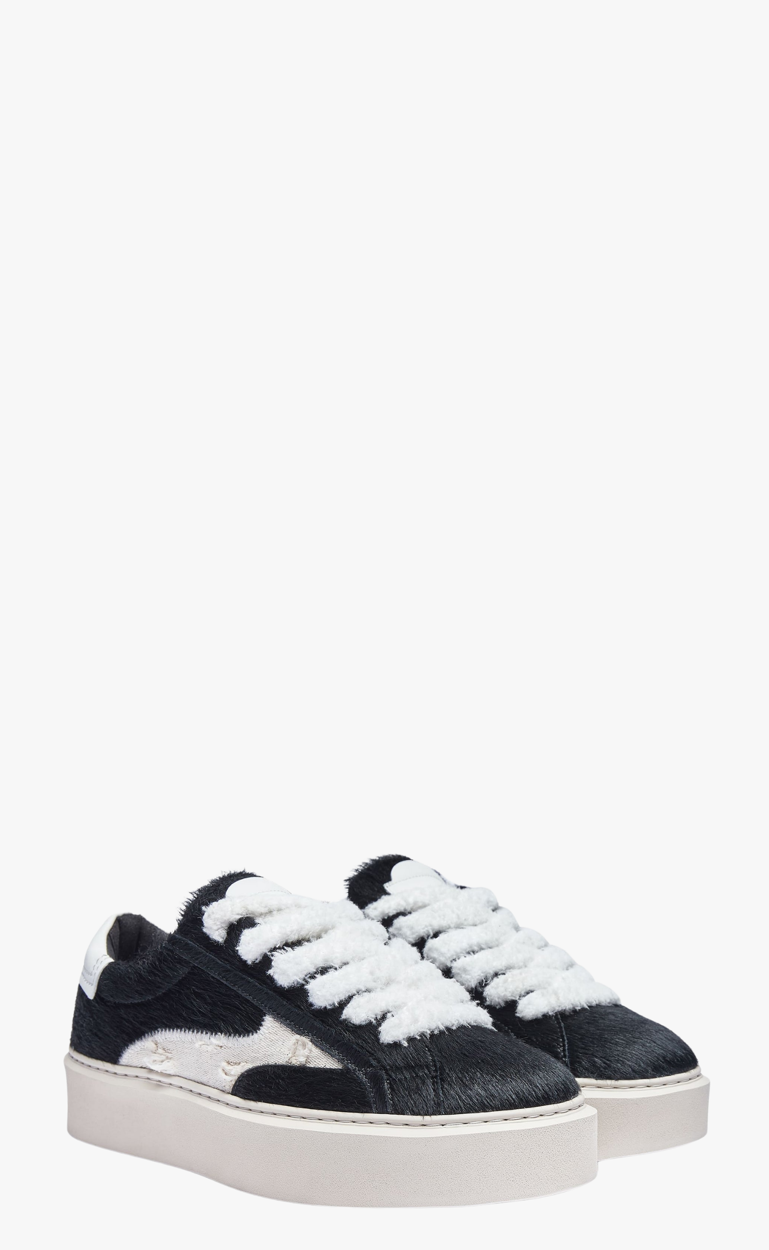 LE PROMENEUR BLACK PONYHAIR SNEAKER
