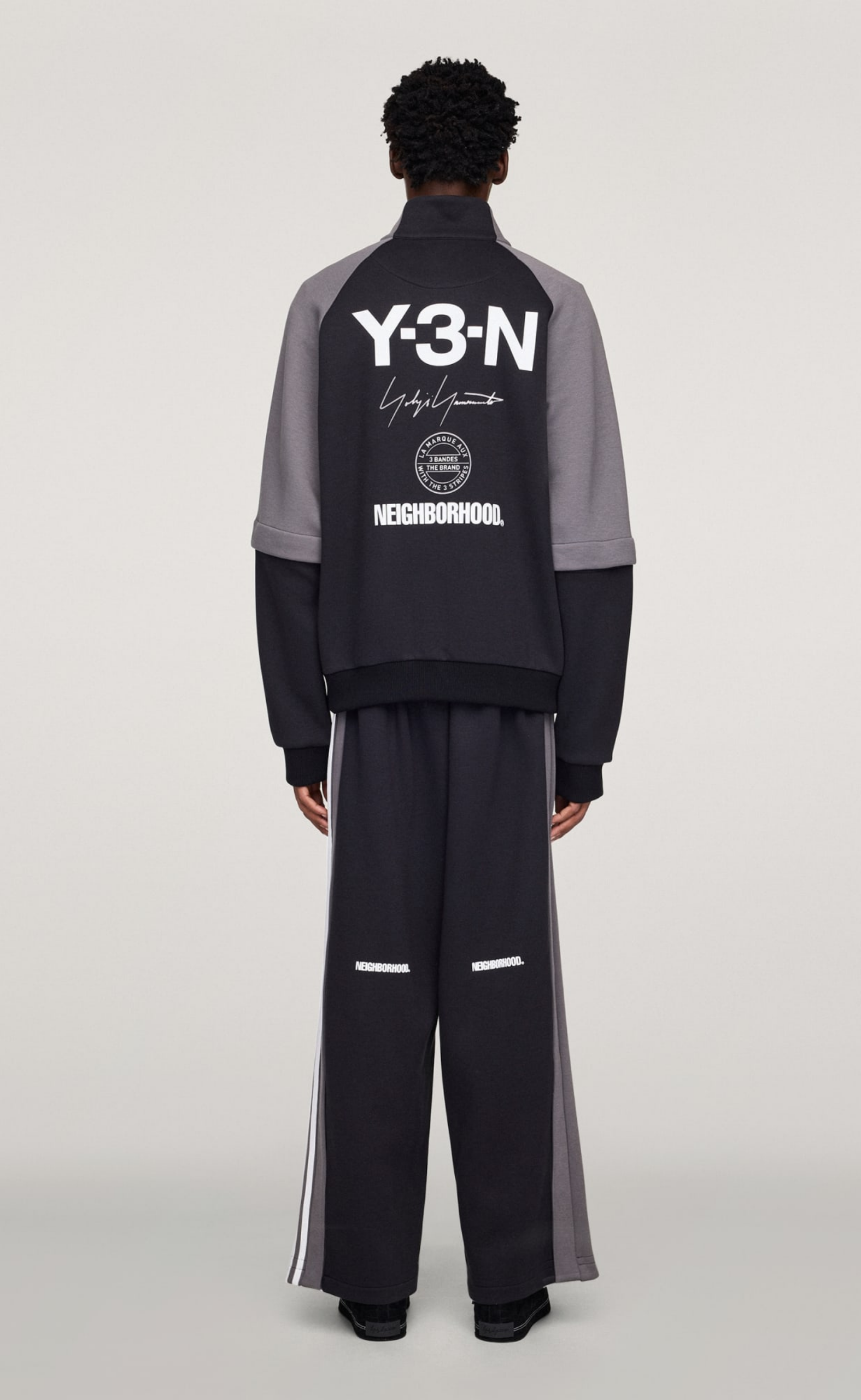Y-3 NBHD TRACK TOP BLACK HOODIE