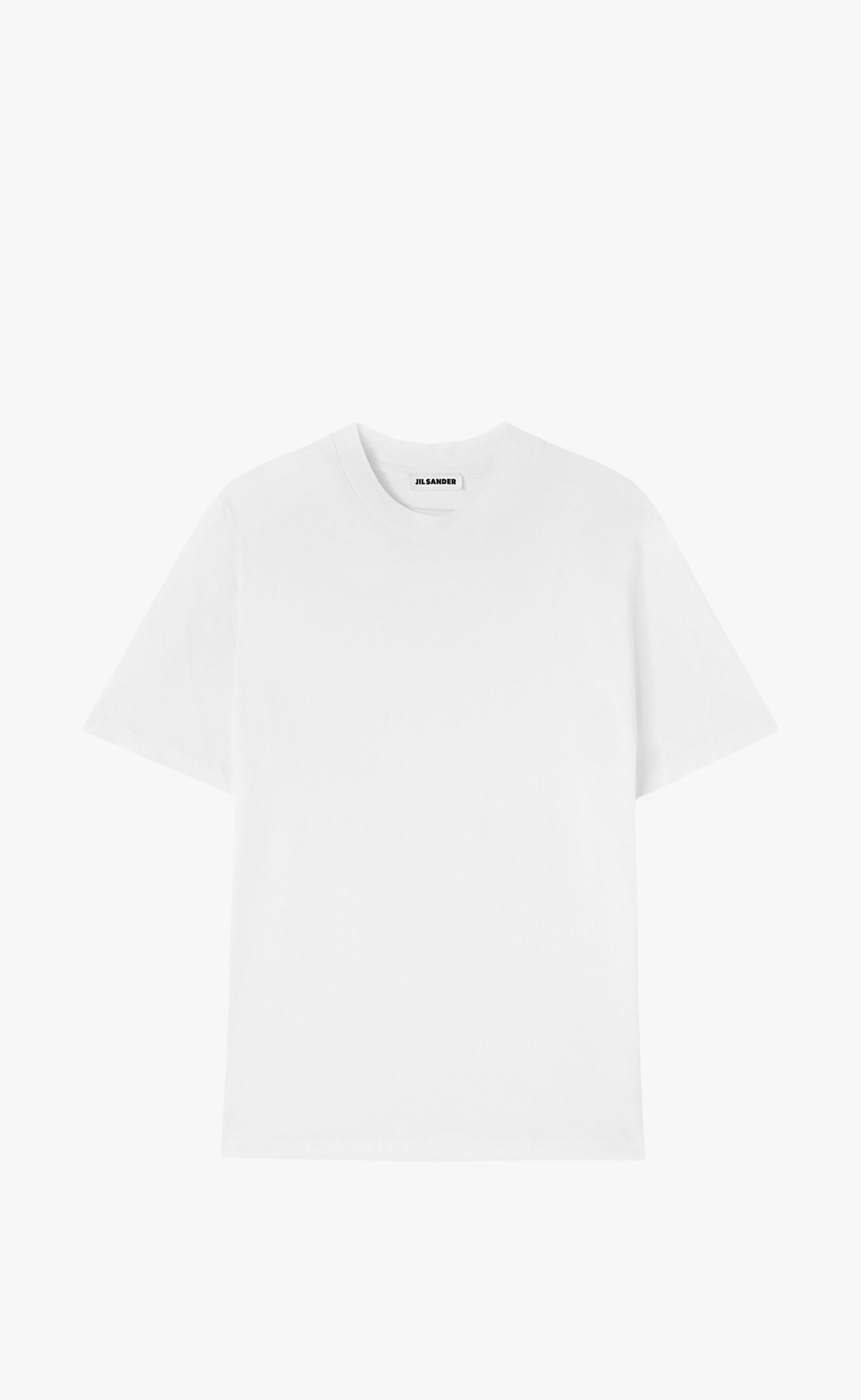BOXY CREW-NECK OPTIC WHITE T-SHIRT
