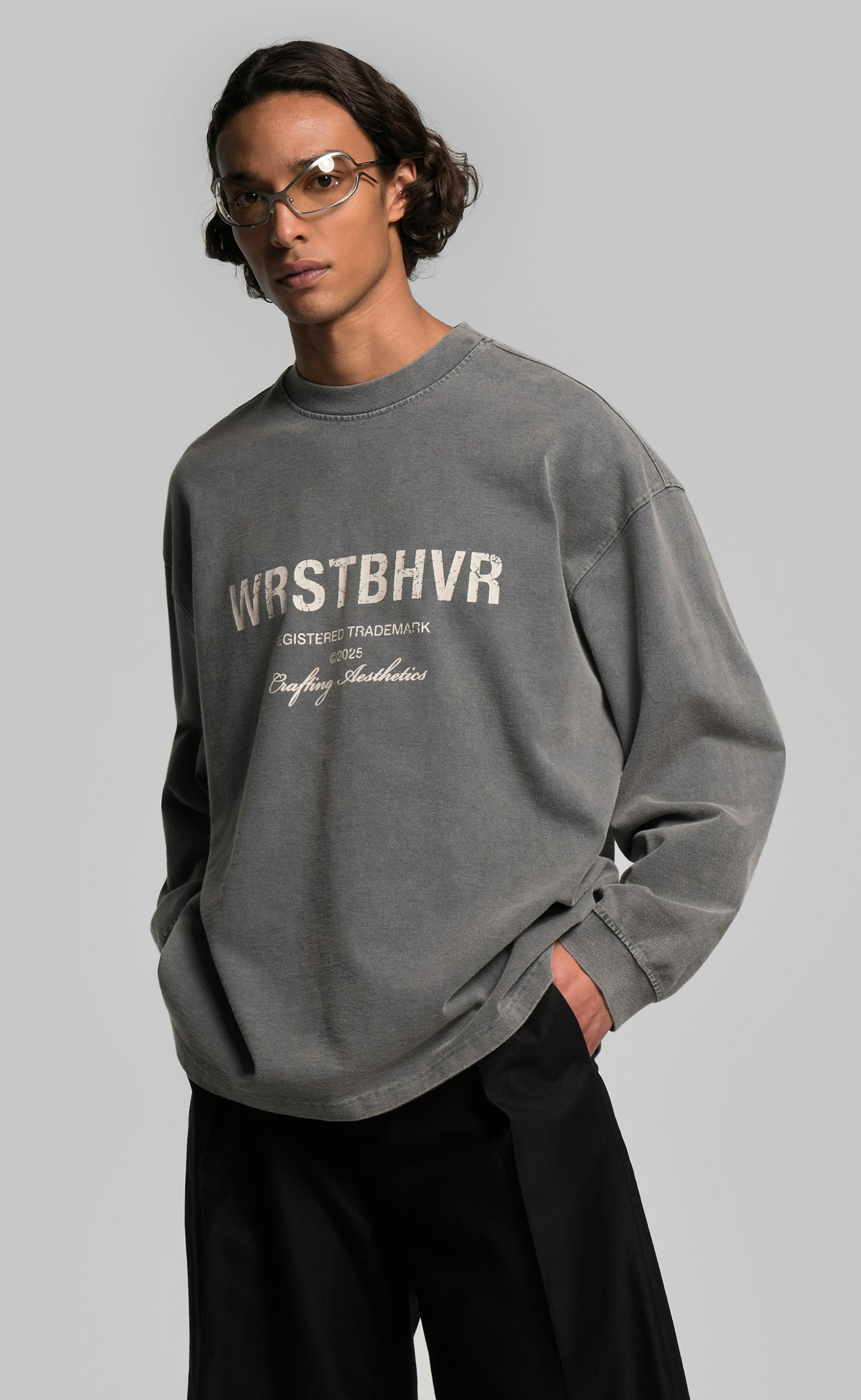 MECK GRAY VINTAGE LONGSLEEVE