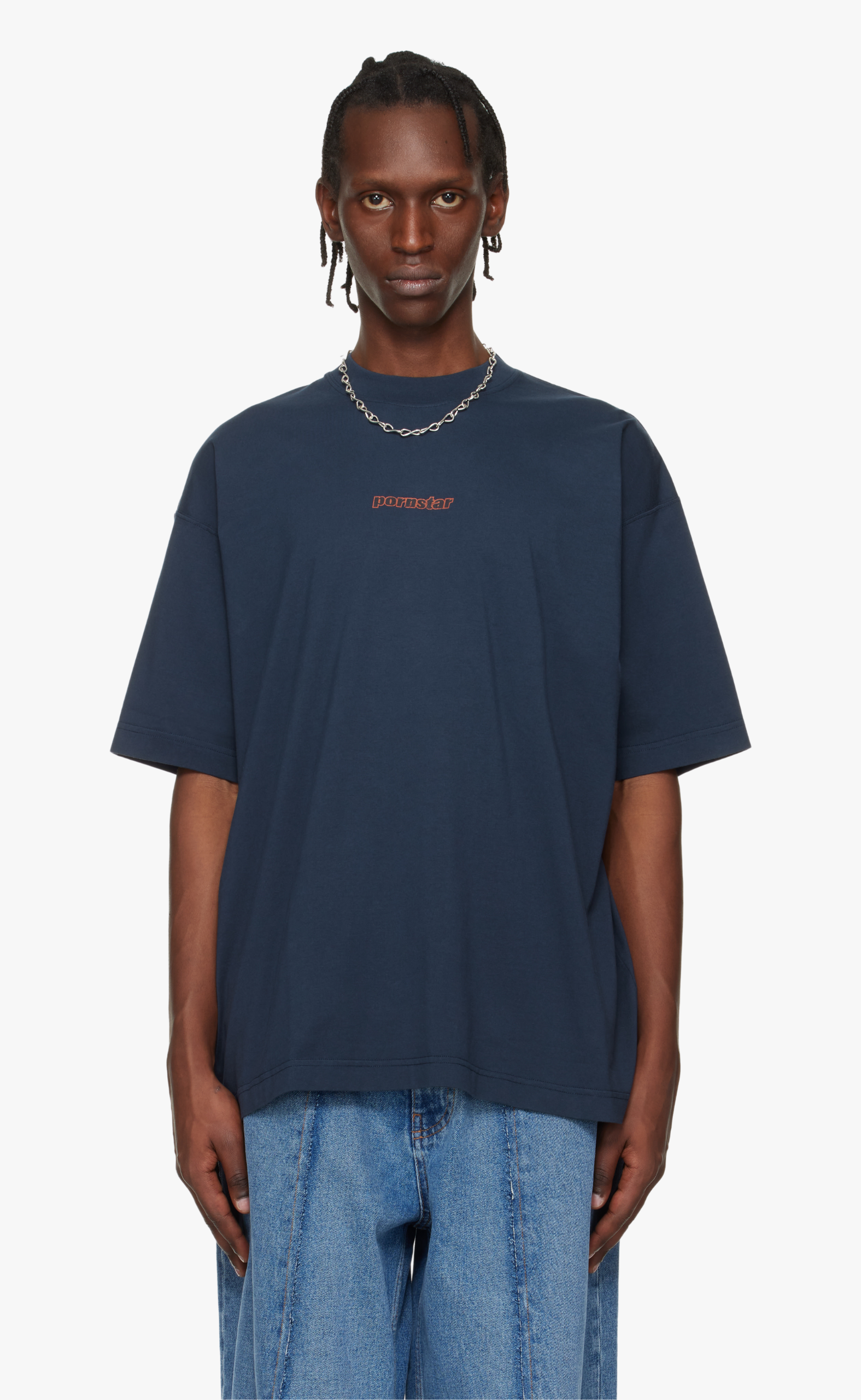 PORNSTAR NAVY T-SHIRT